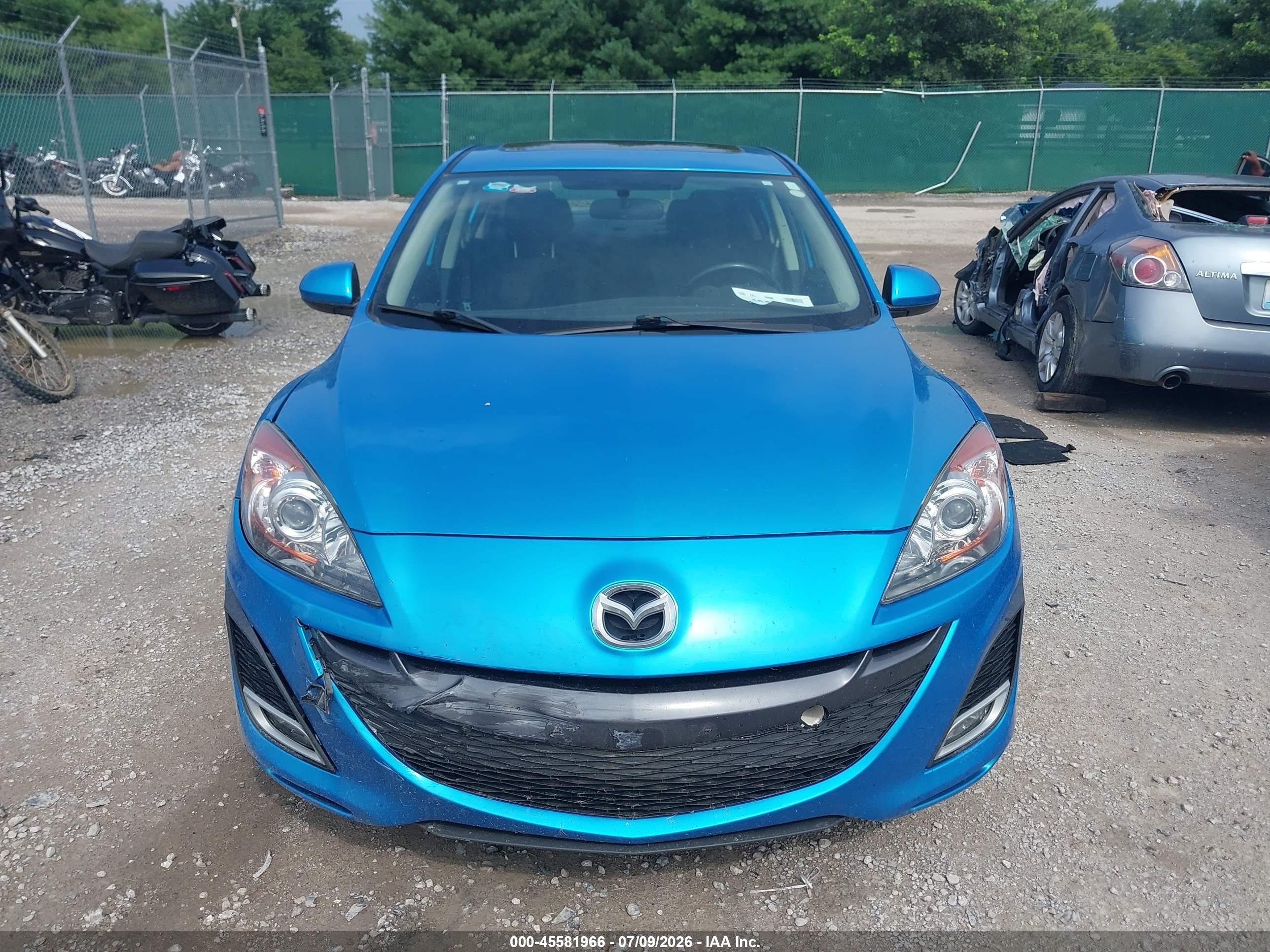 2010 Mazda Mazda3 S Sport Blue vin: JM1BL1S54A1316396