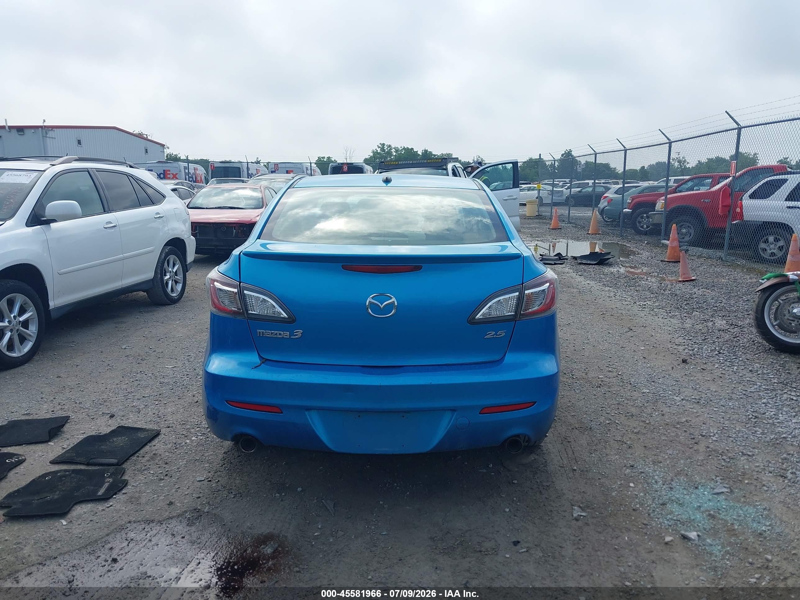 2010 Mazda Mazda3 S Sport Blue vin: JM1BL1S54A1316396
