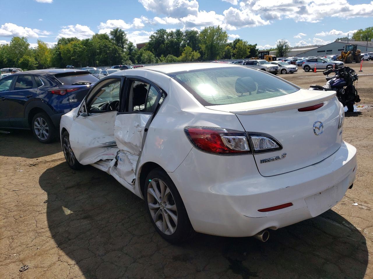 2010 Mazda 3 Белый vin: JM1BL1S54A1316964