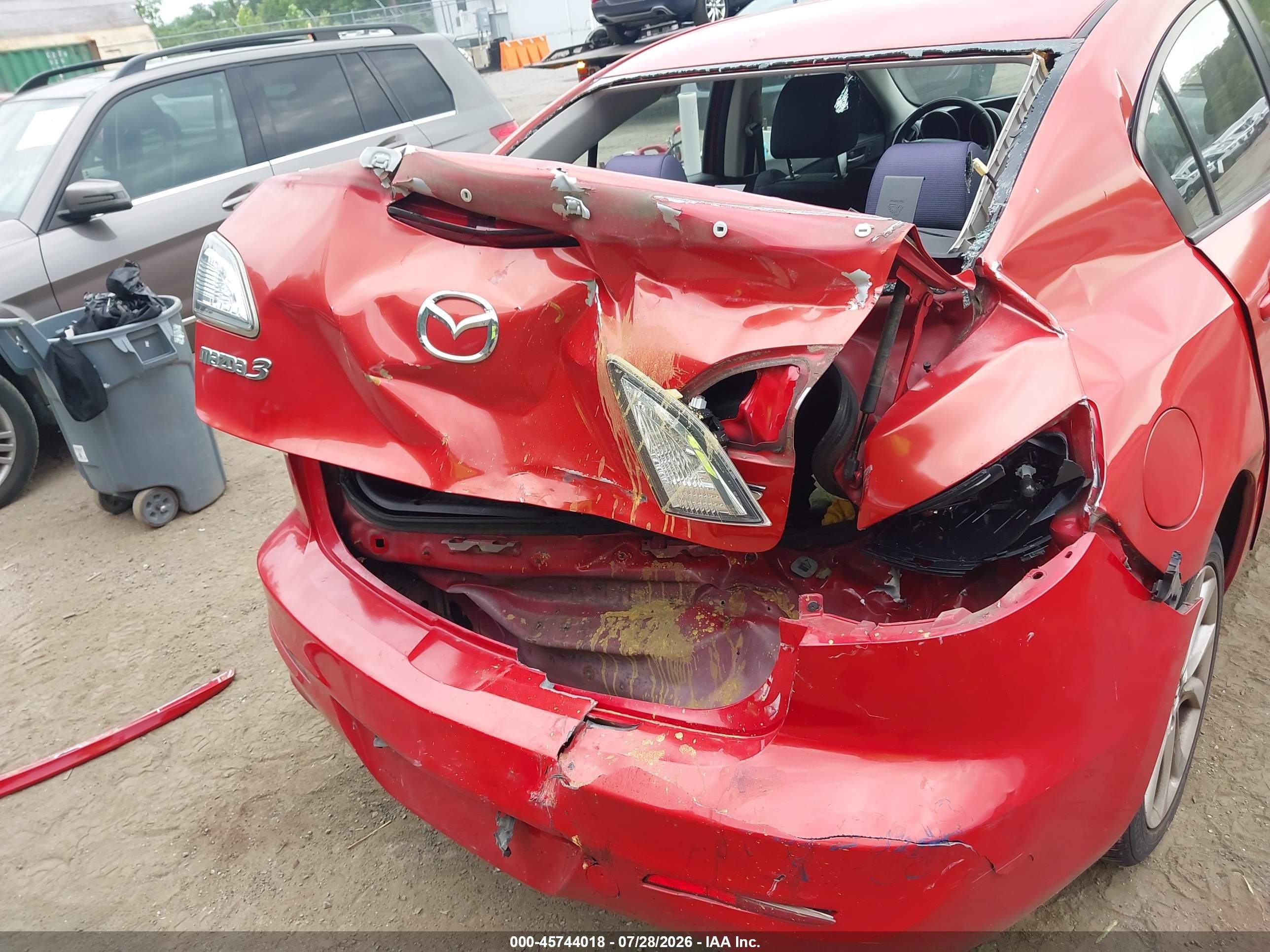2010 Mazda Mazda3 S Sport Red vin: JM1BL1S56A1102011