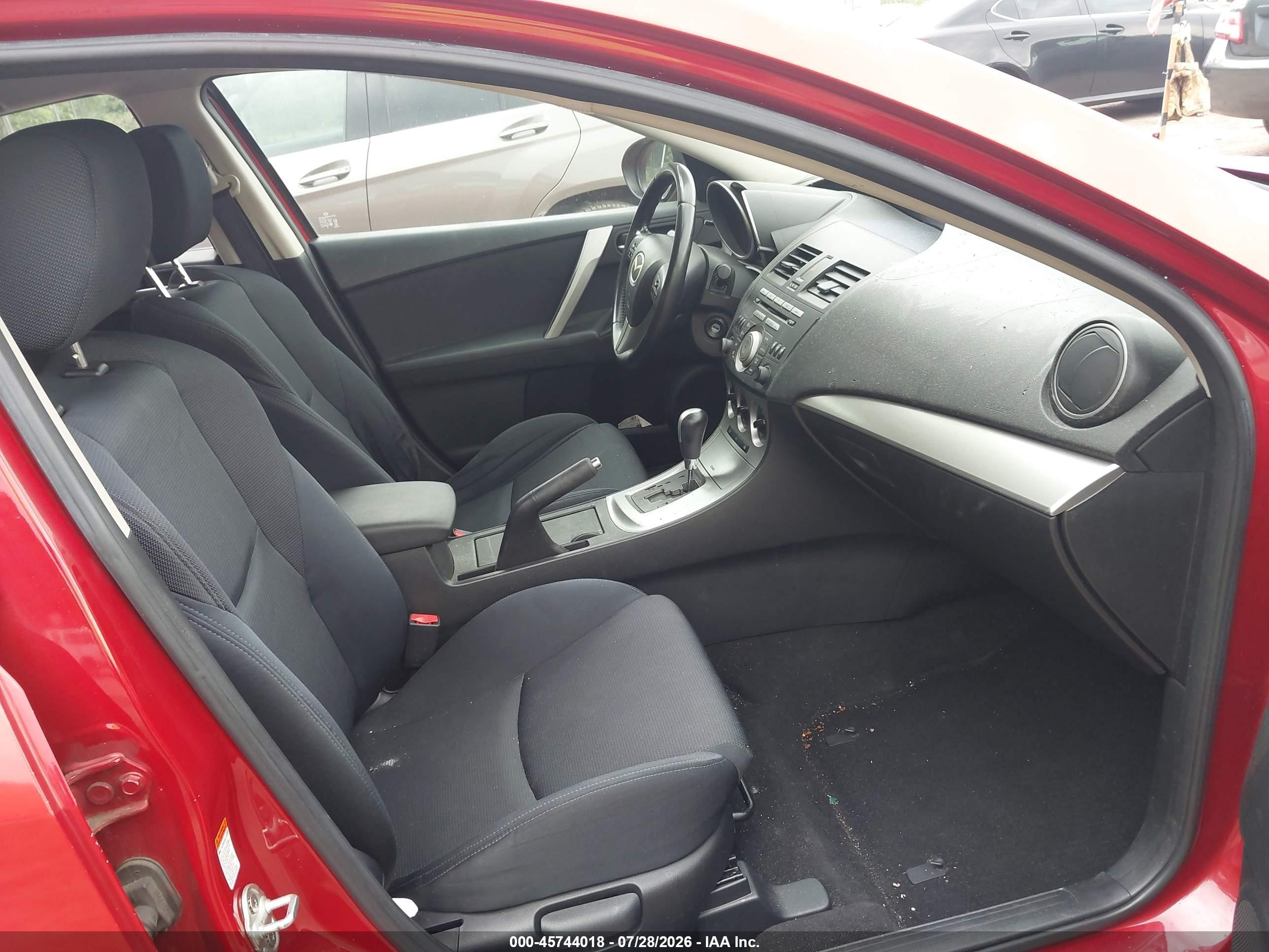 2010 Mazda Mazda3 S Sport Red vin: JM1BL1S56A1102011