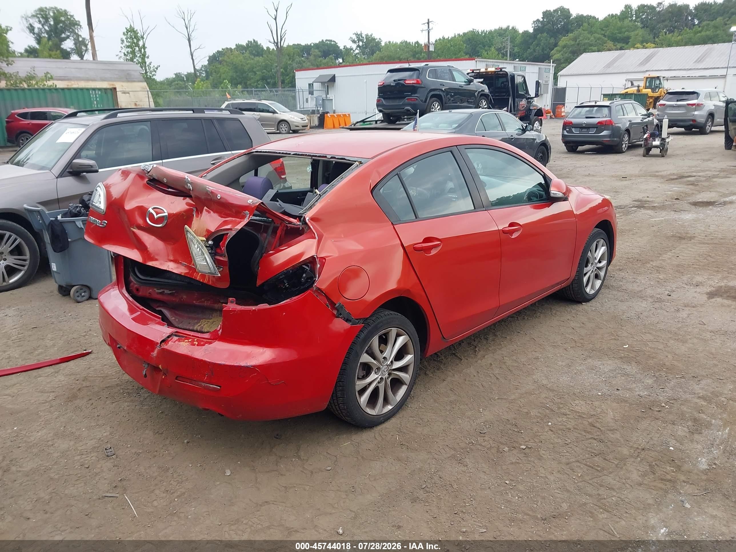 2010 Mazda Mazda3 S Sport Red vin: JM1BL1S56A1102011