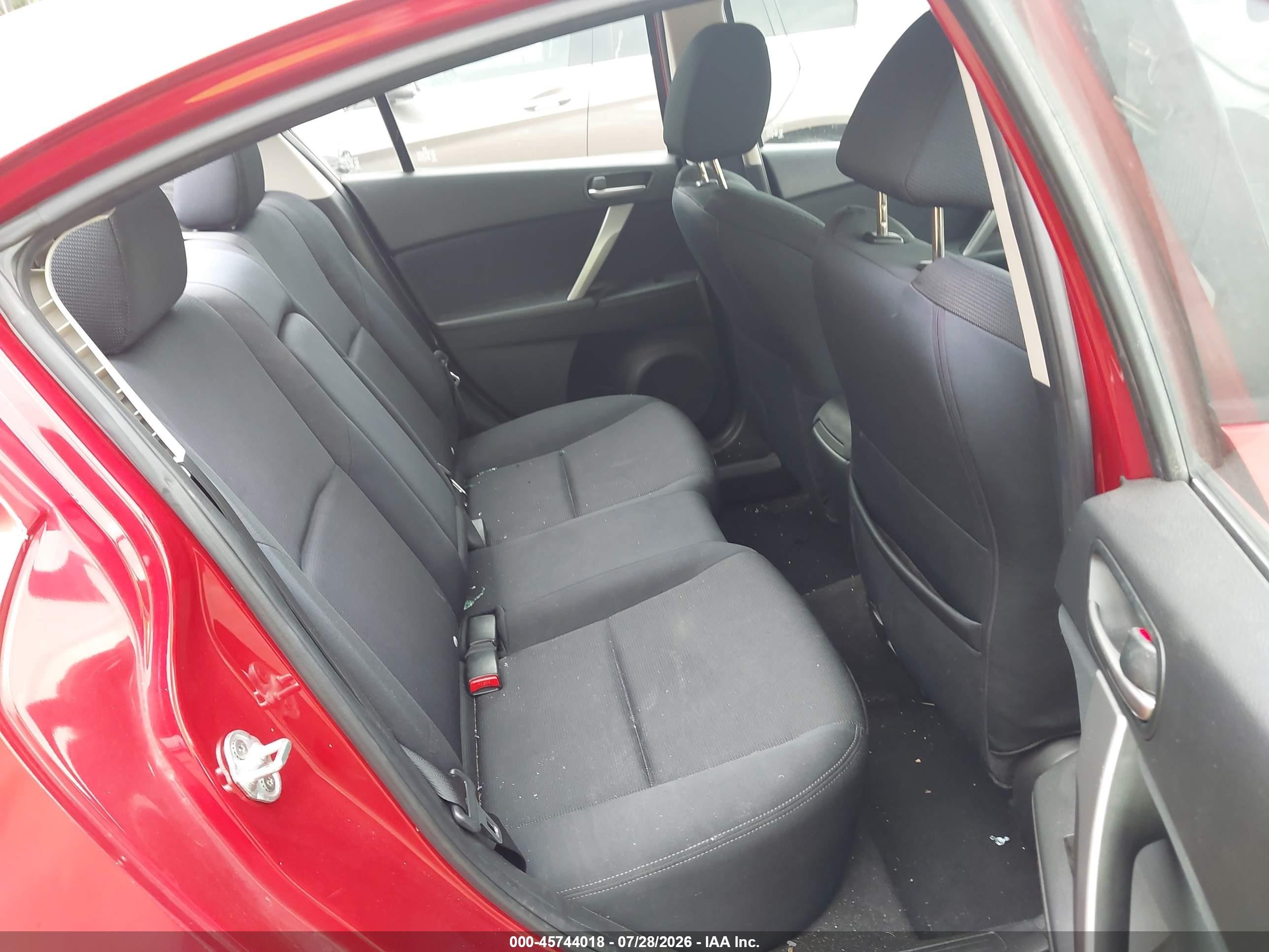 2010 Mazda Mazda3 S Sport Red vin: JM1BL1S56A1102011