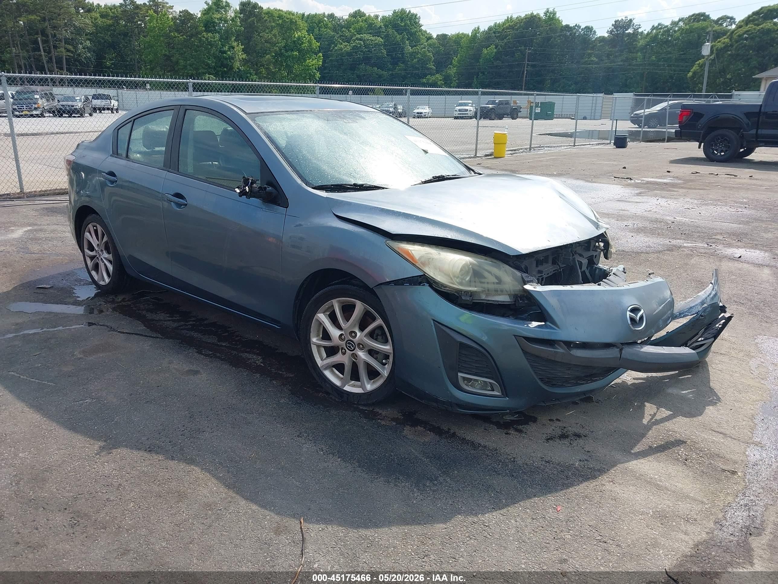 2010 Mazda Mazda3 S Grand Touring Blue vin: JM1BL1S56A1175069