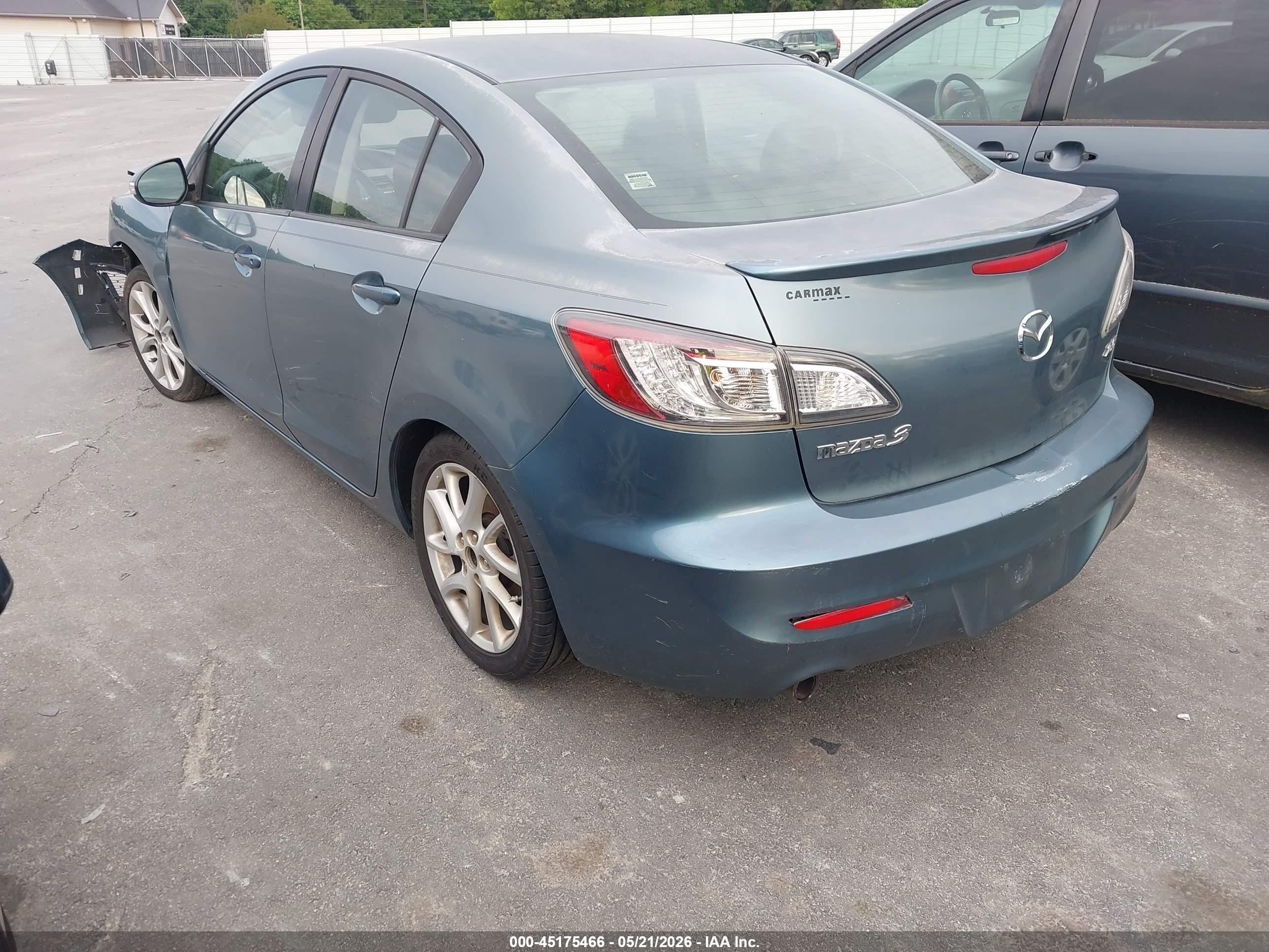 2010 Mazda Mazda3 S Grand Touring Blue vin: JM1BL1S56A1175069