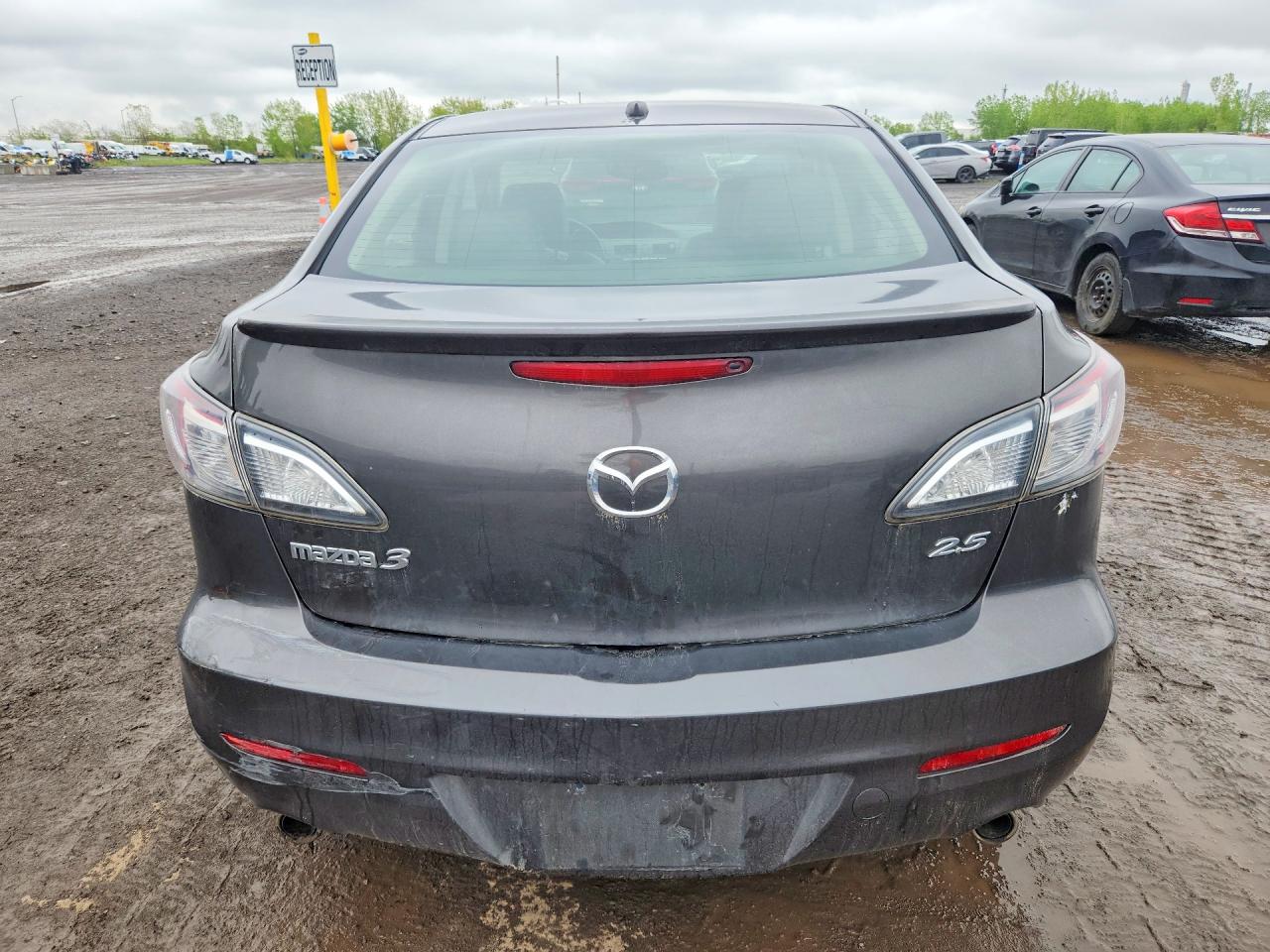 2010 Mazda 3 S Gray vin: JM1BL1S56A1338769