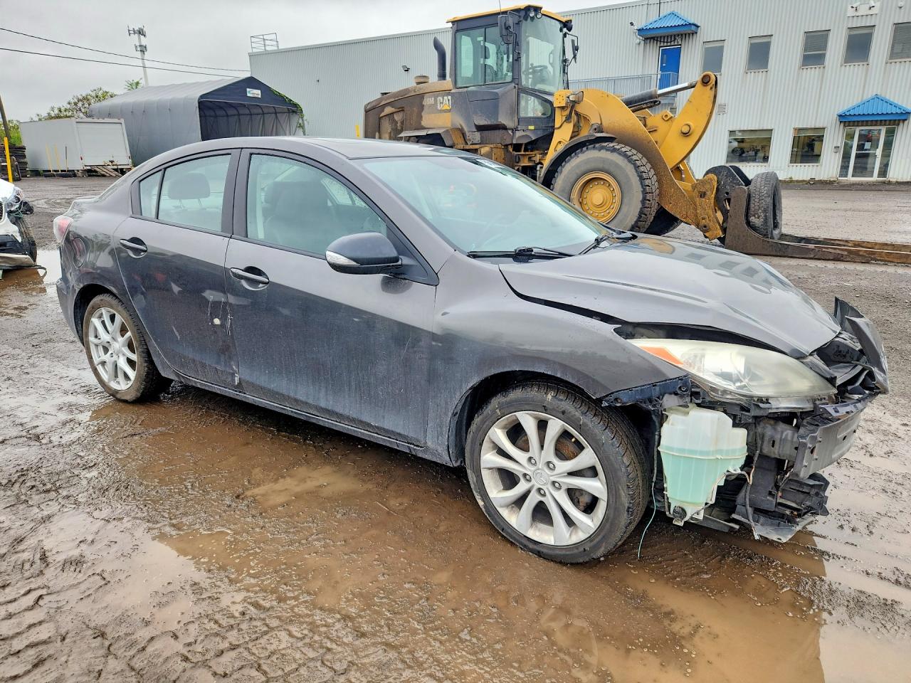2010 Mazda 3 S Gray vin: JM1BL1S56A1338769