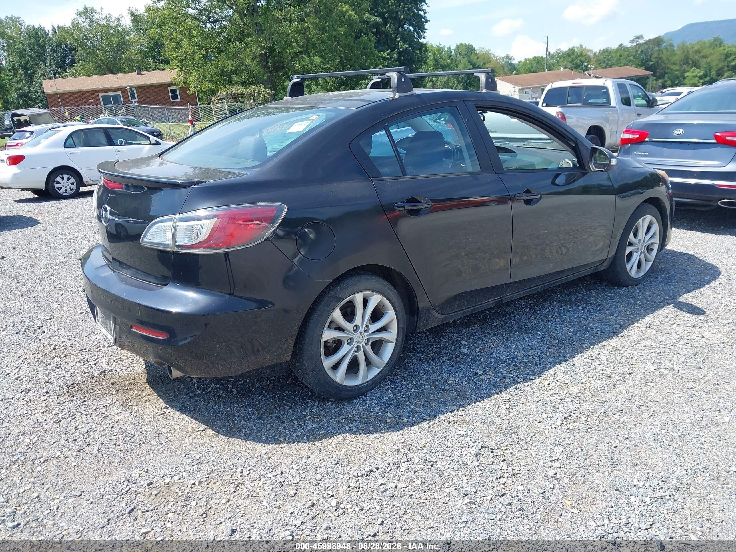 2010 Mazda Mazda3 S Sport Черный vin: JM1BL1S57A1101238