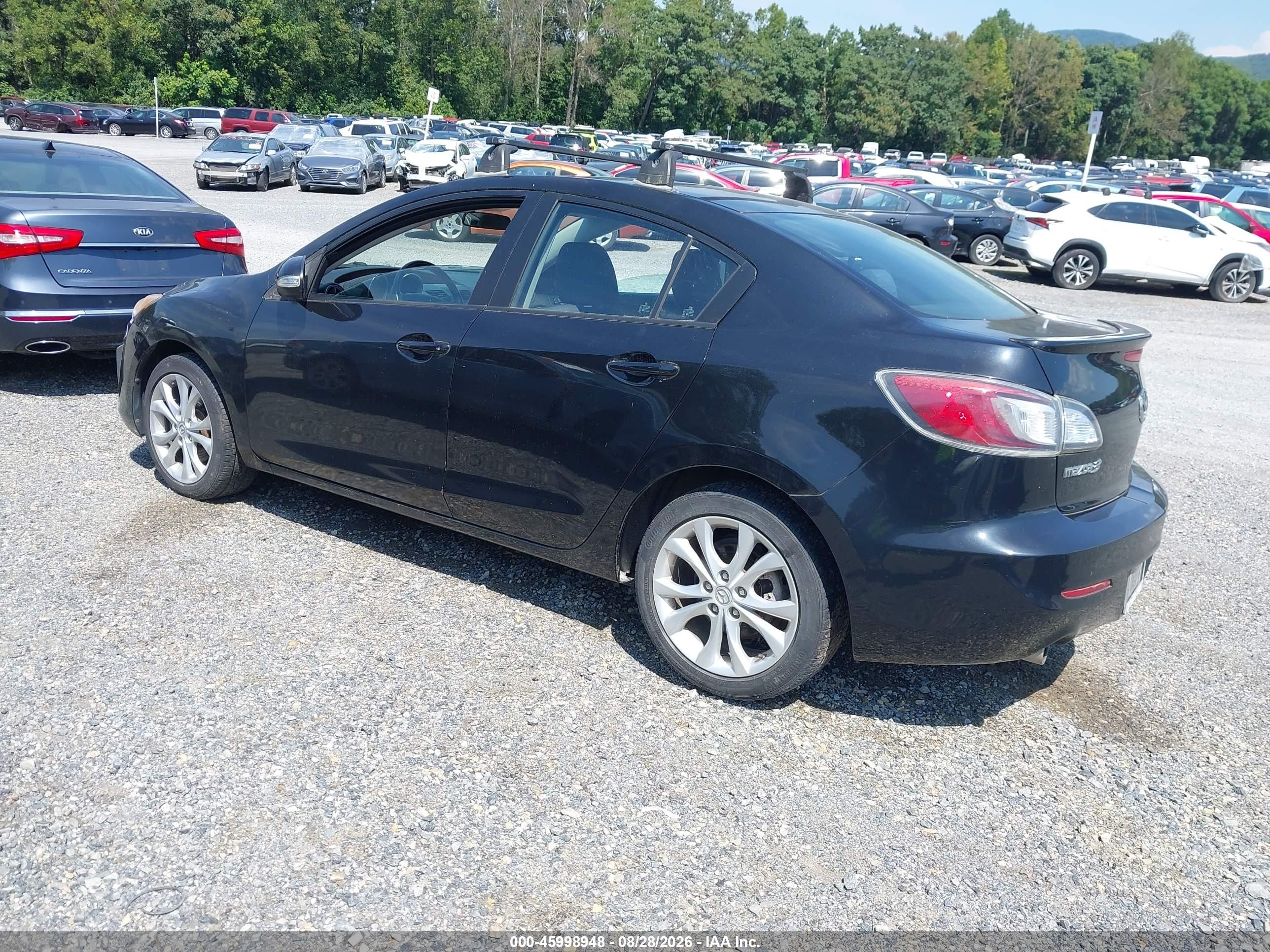 2010 Mazda Mazda3 S Sport Черный vin: JM1BL1S57A1101238