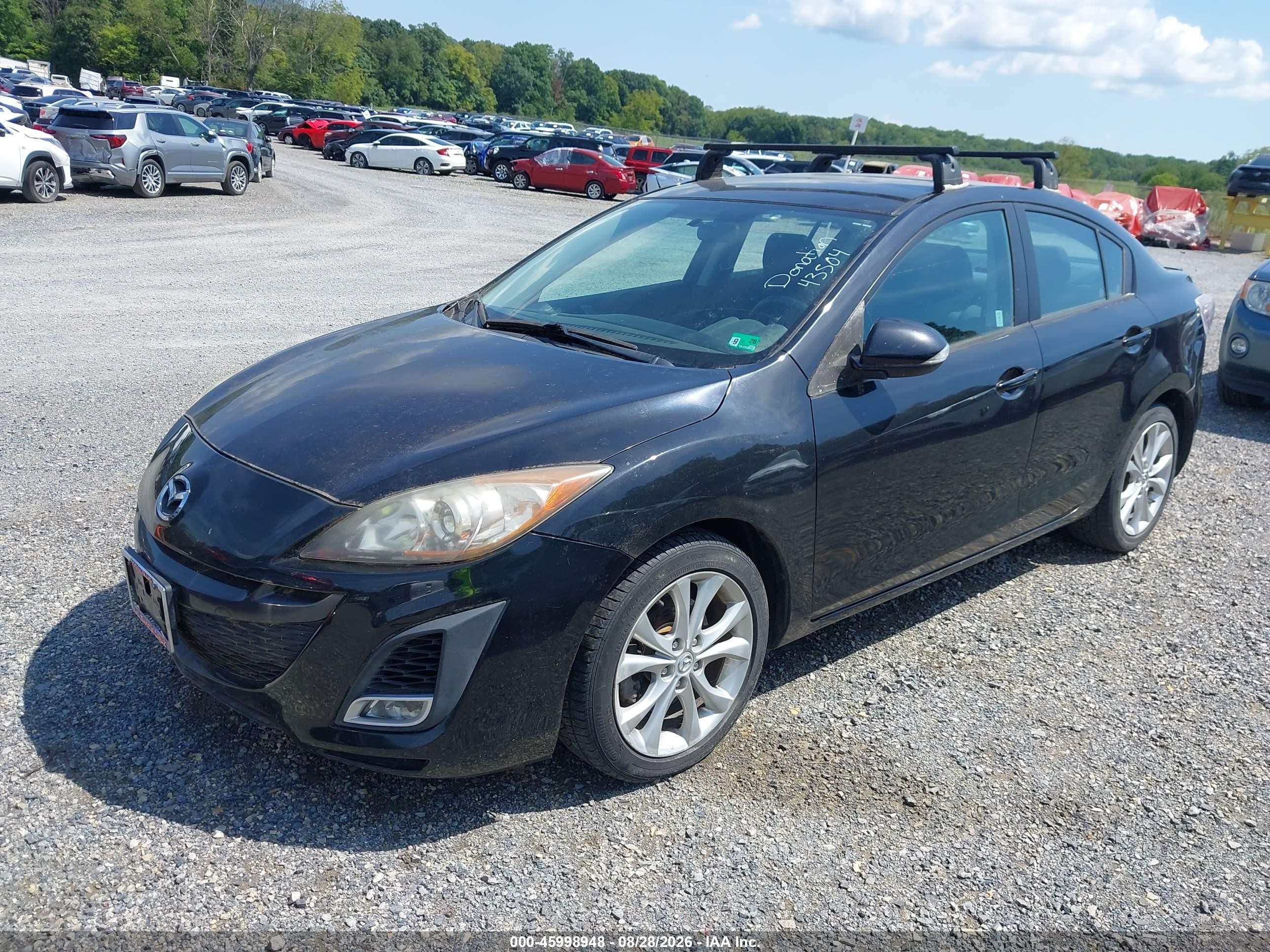2010 Mazda Mazda3 S Sport Черный vin: JM1BL1S57A1101238