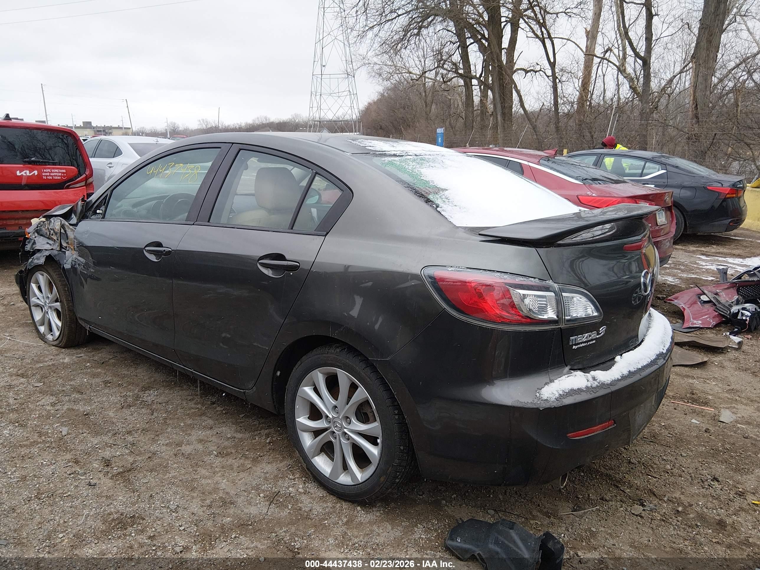 2010 Mazda Mazda3 S Sport Серый vin: JM1BL1S57A1144283