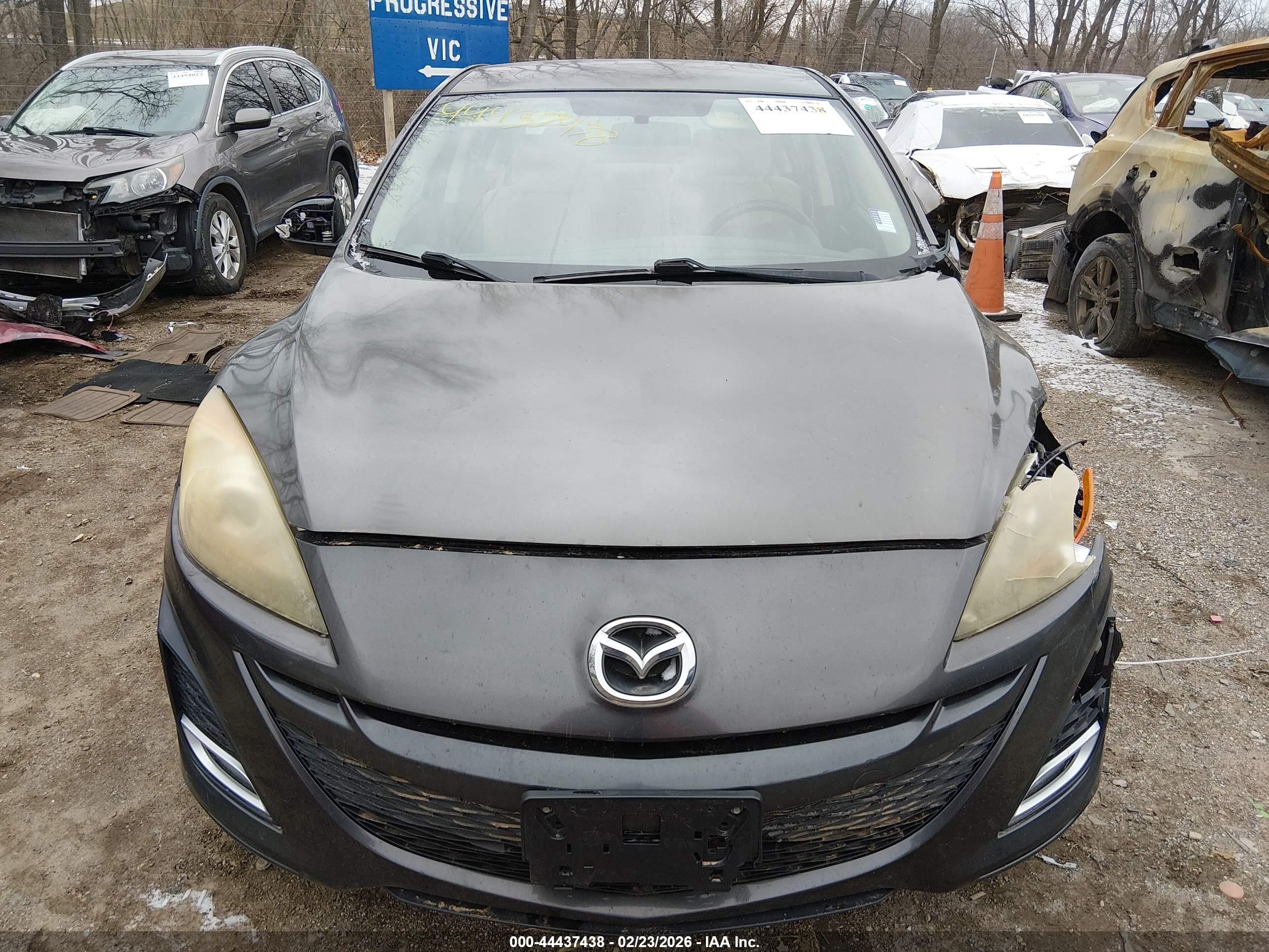 2010 Mazda Mazda3 S Sport Серый vin: JM1BL1S57A1144283
