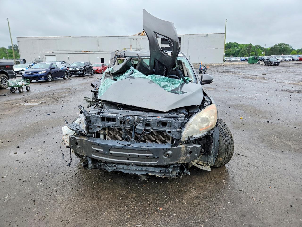 2010 Mazda 3 S Gray vin: JM1BL1S57A1183665