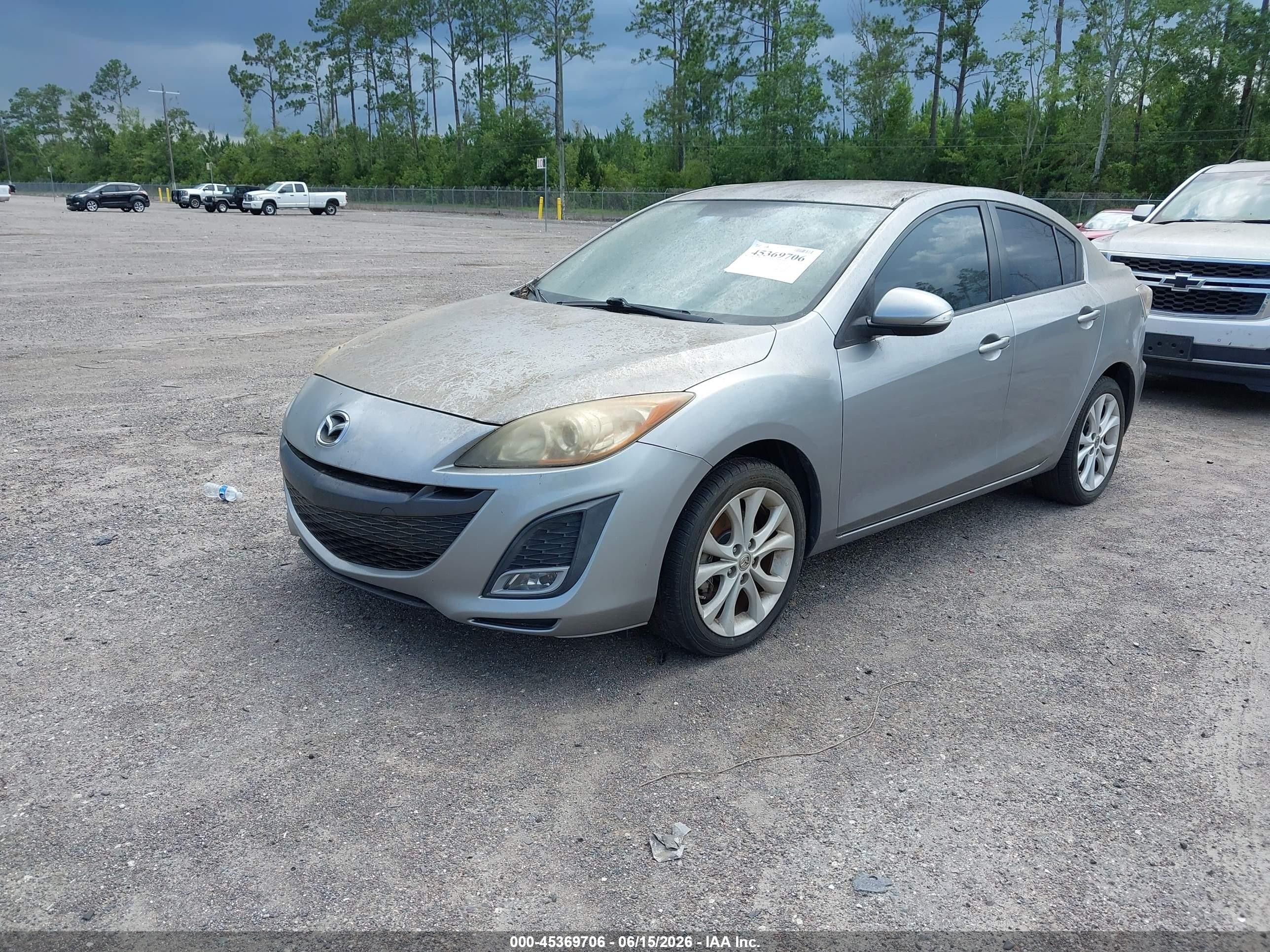 2010 Mazda Mazda3 S Sport Gray vin: JM1BL1S57A1197629