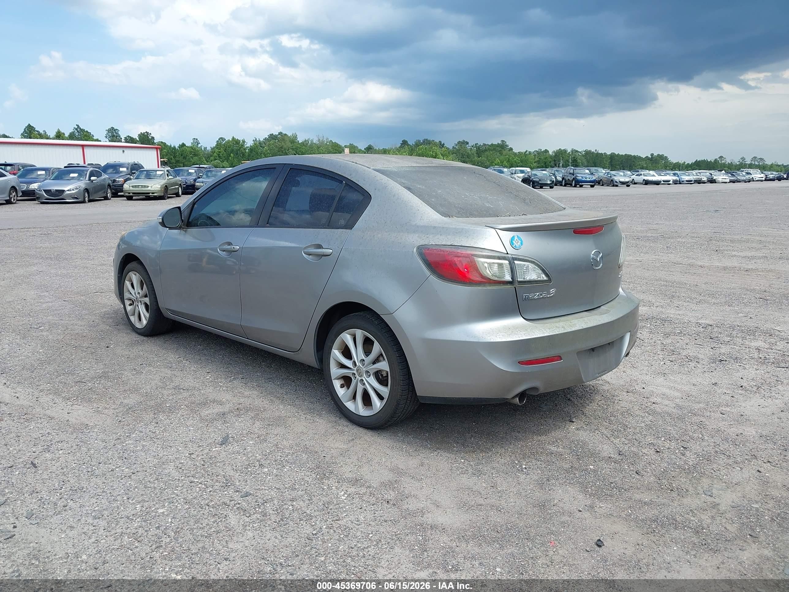 2010 Mazda Mazda3 S Sport Gray vin: JM1BL1S57A1197629