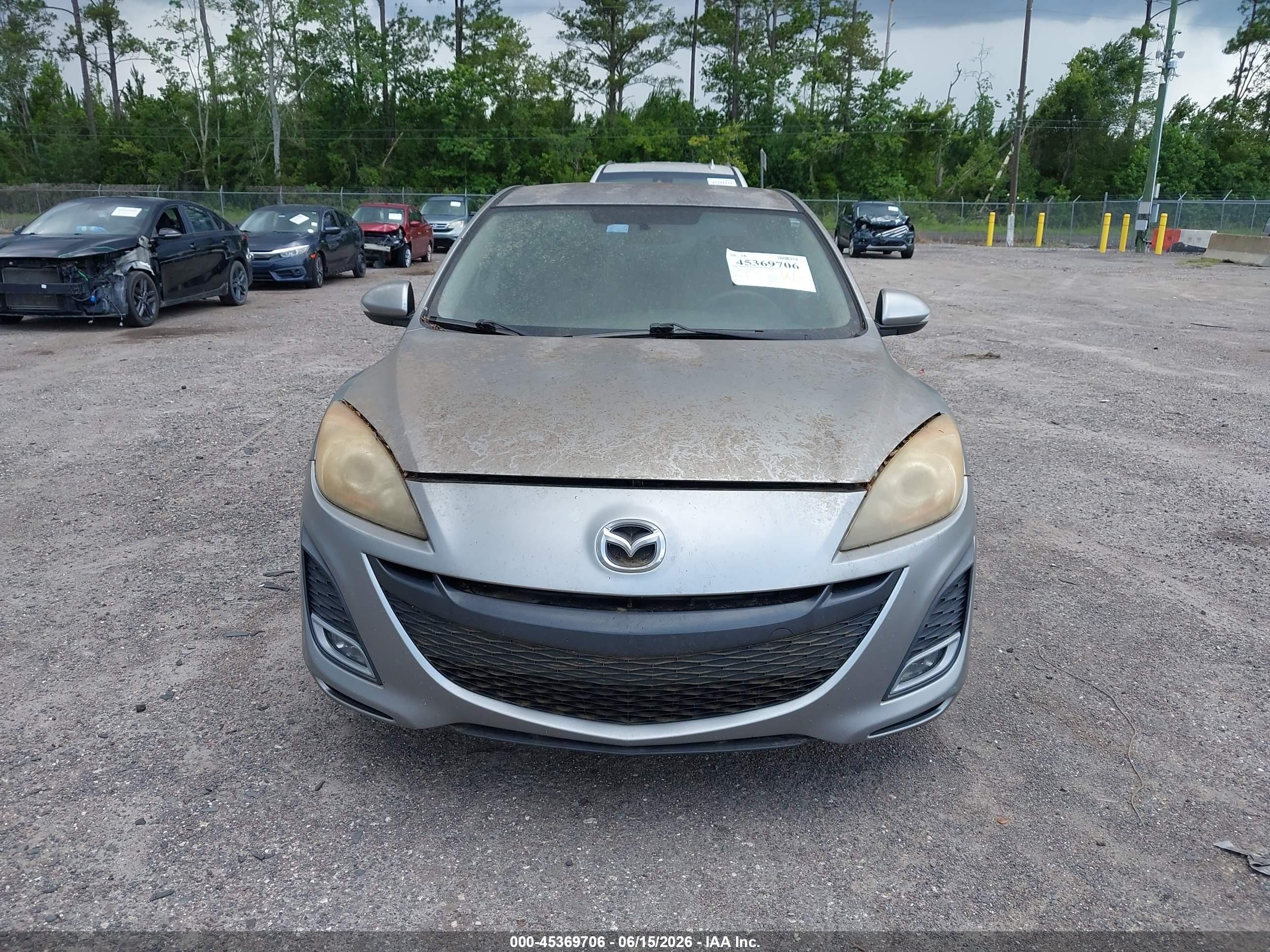 2010 Mazda Mazda3 S Sport Gray vin: JM1BL1S57A1197629
