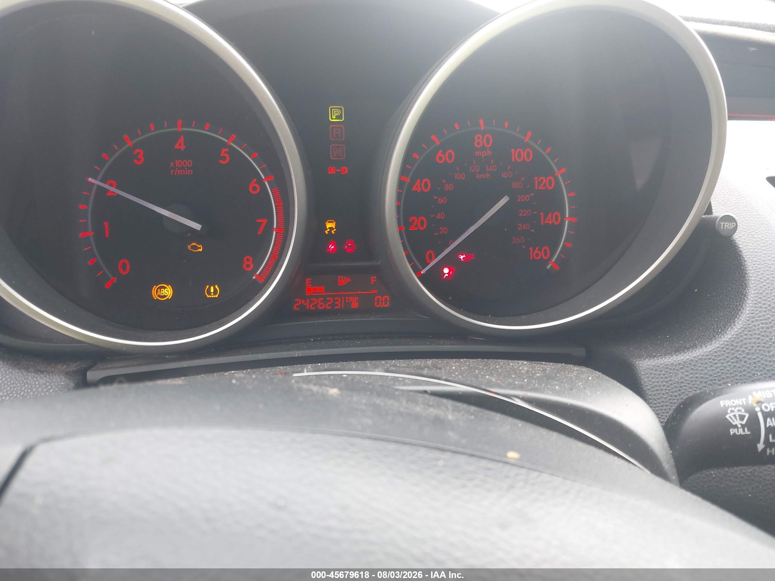 2010 Mazda Mazda3 S Grand Touring Red vin: JM1BL1S58A1100440