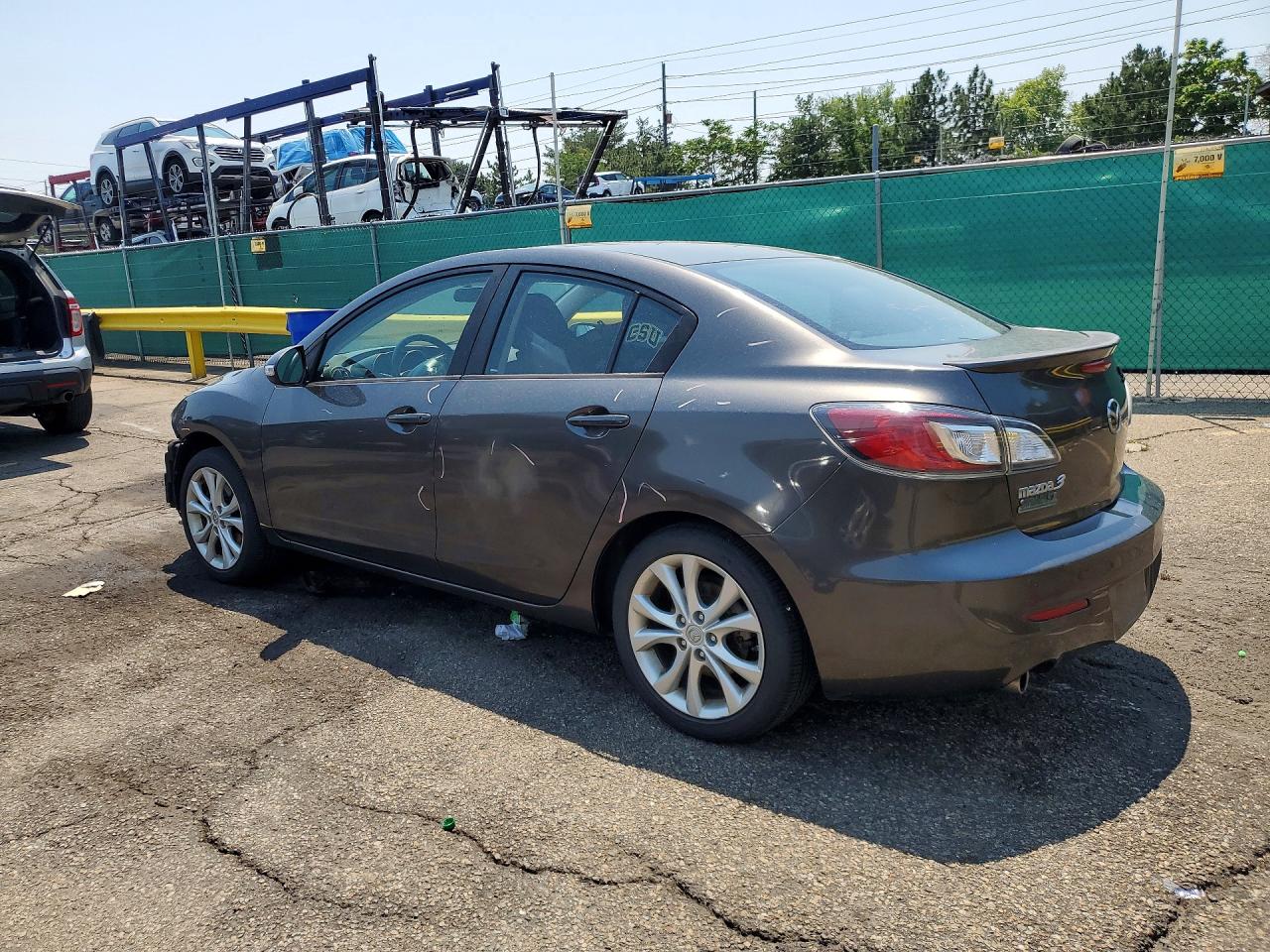 2010 Mazda 3 S Gray vin: JM1BL1S58A1223784