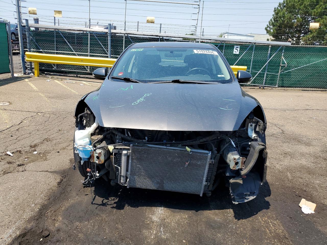 2010 Mazda 3 S Gray vin: JM1BL1S58A1223784