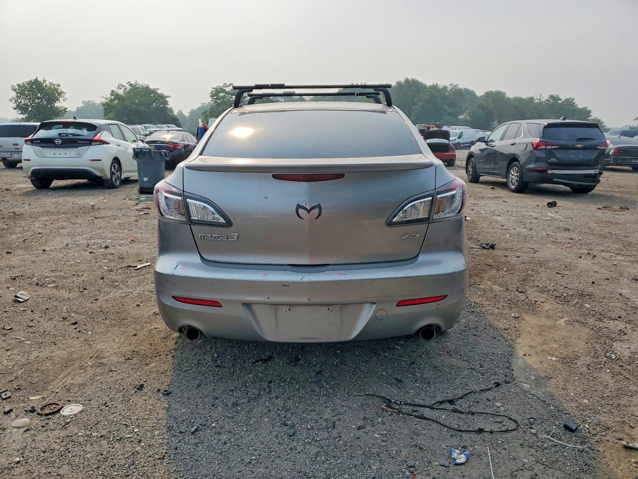 2010 Mazda 3 S Silver vin: JM1BL1S58A1250080