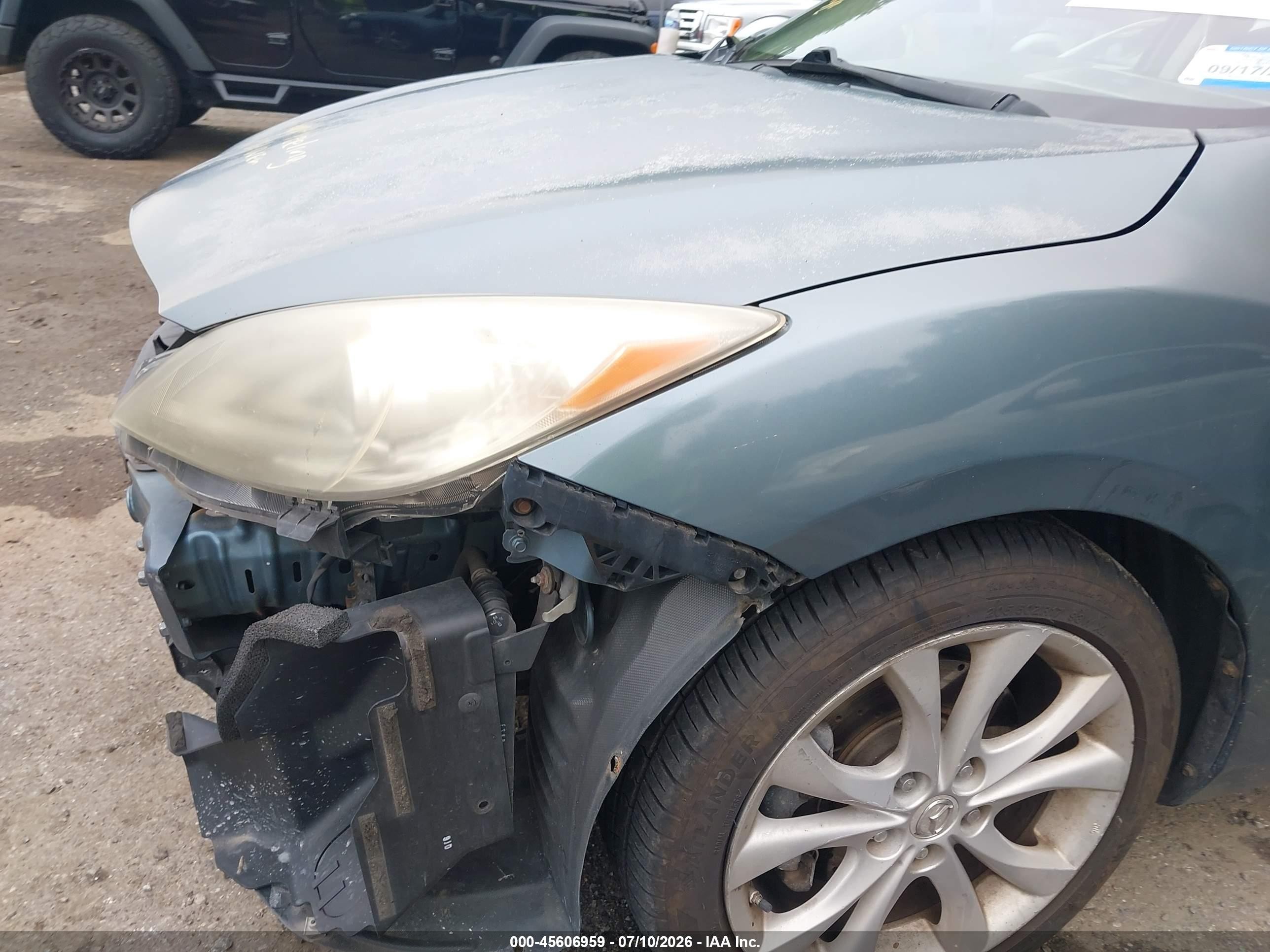 2010 Mazda Mazda3 S Grand Touring Blue vin: JM1BL1S59A1234499