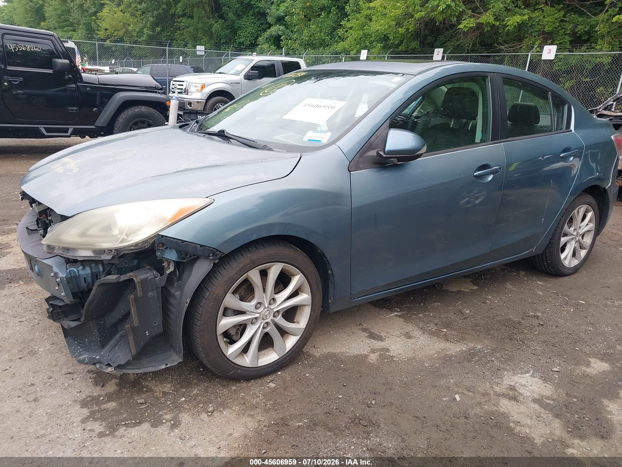 2010 Mazda Mazda3 S Grand Touring Blue vin: JM1BL1S59A1234499