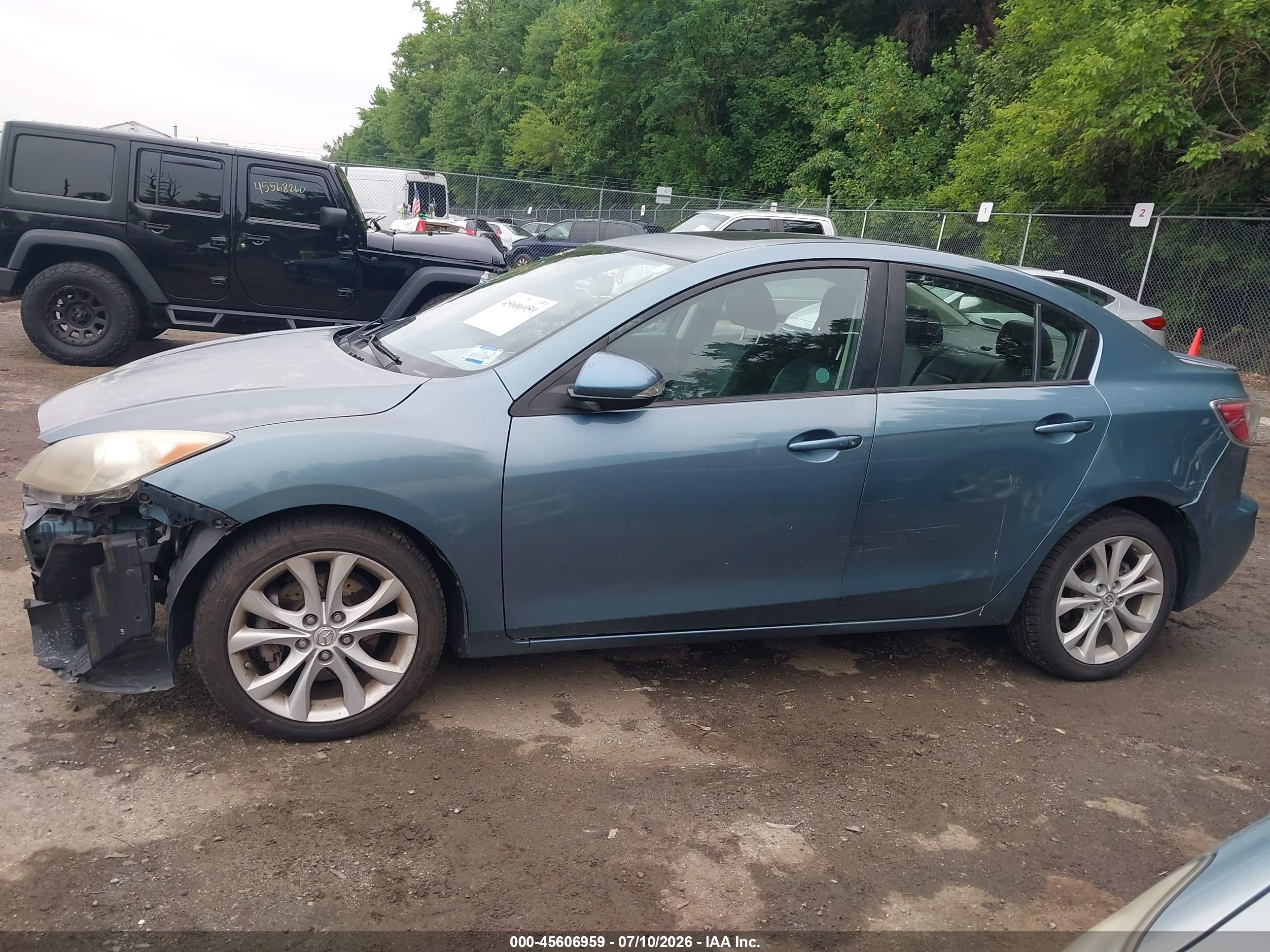 2010 Mazda Mazda3 S Grand Touring Blue vin: JM1BL1S59A1234499