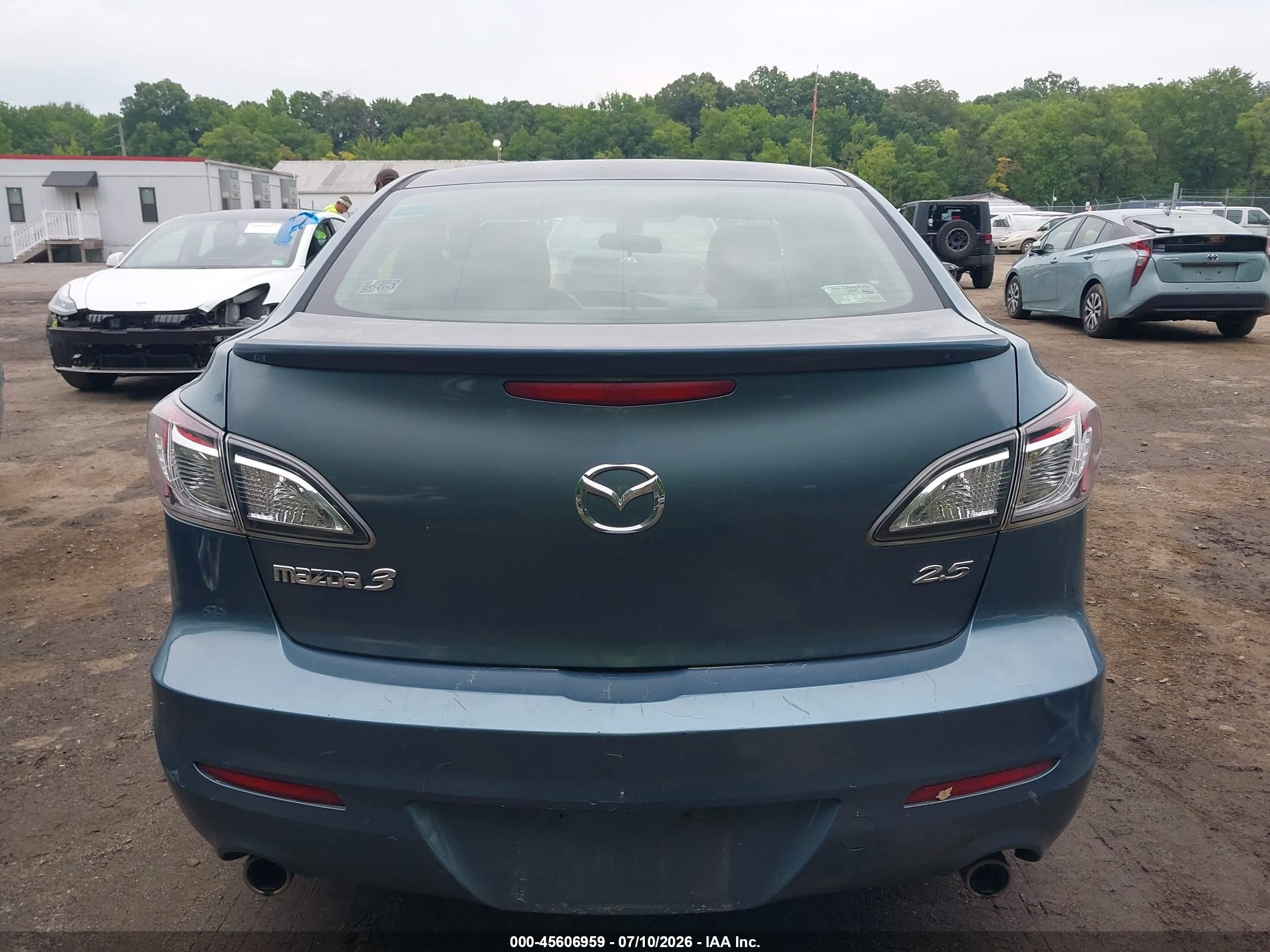 2010 Mazda Mazda3 S Grand Touring Blue vin: JM1BL1S59A1234499