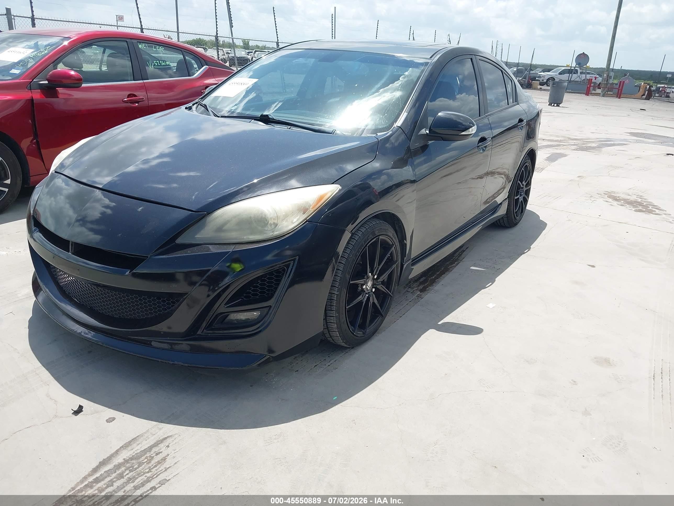 2010 Mazda Mazda3 S Grand Touring Черный vin: JM1BL1S5XA1102335