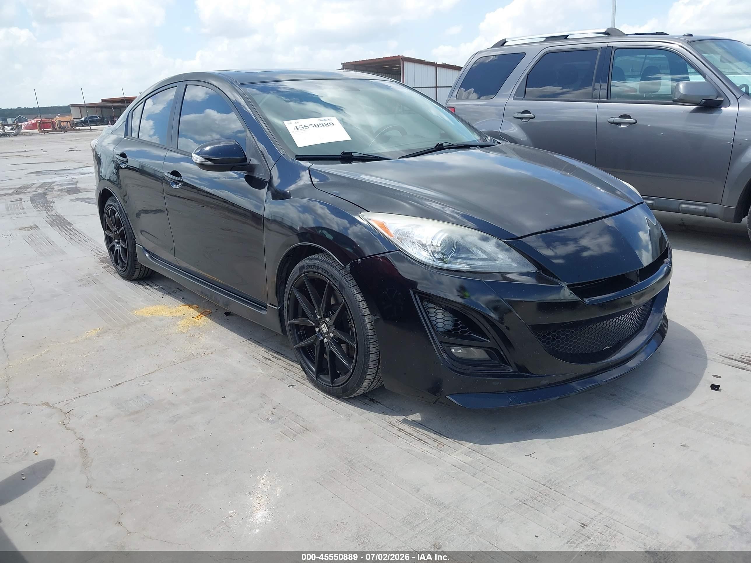2010 Mazda Mazda3 S Grand Touring Черный vin: JM1BL1S5XA1102335