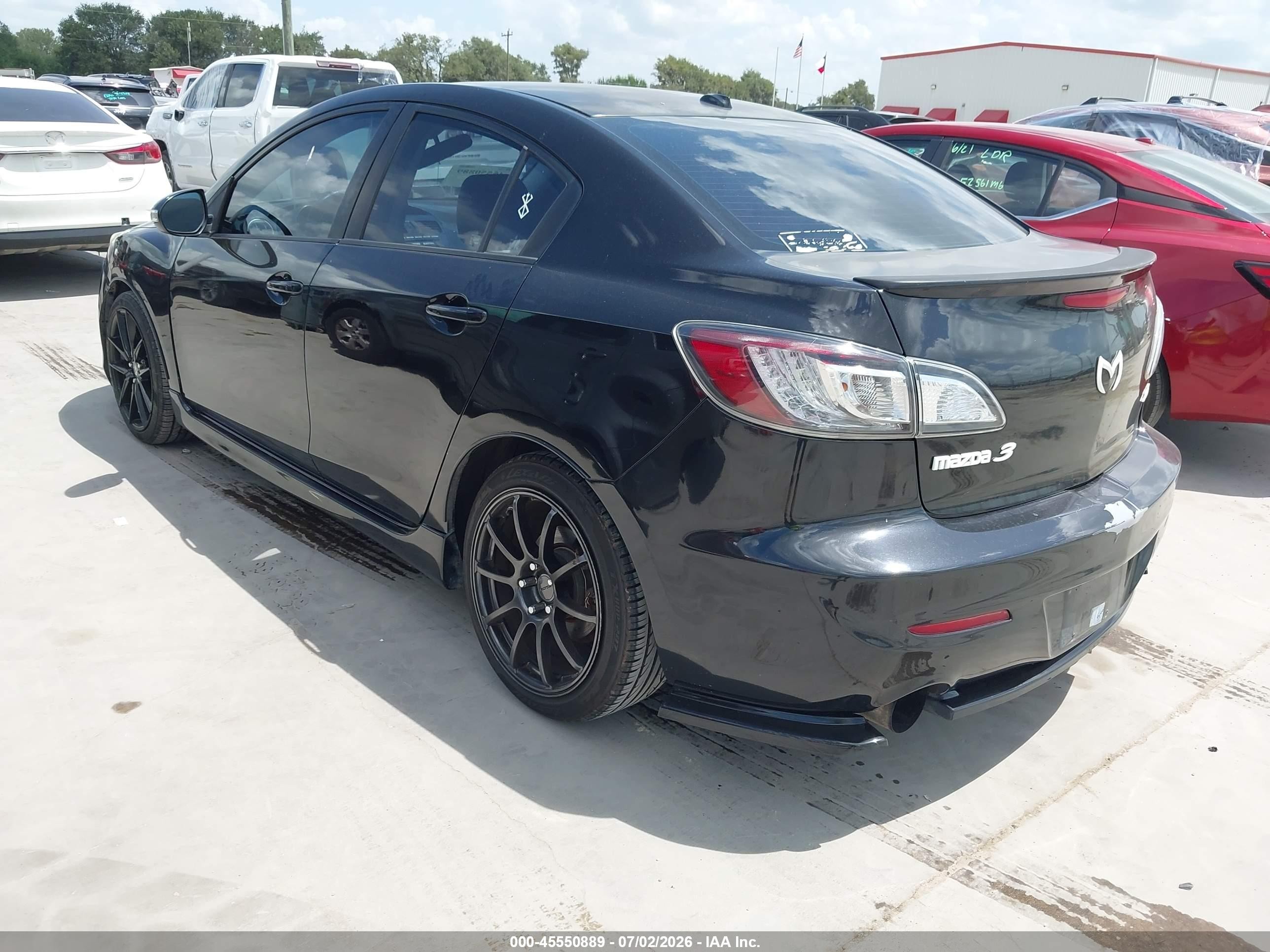 2010 Mazda Mazda3 S Grand Touring Черный vin: JM1BL1S5XA1102335