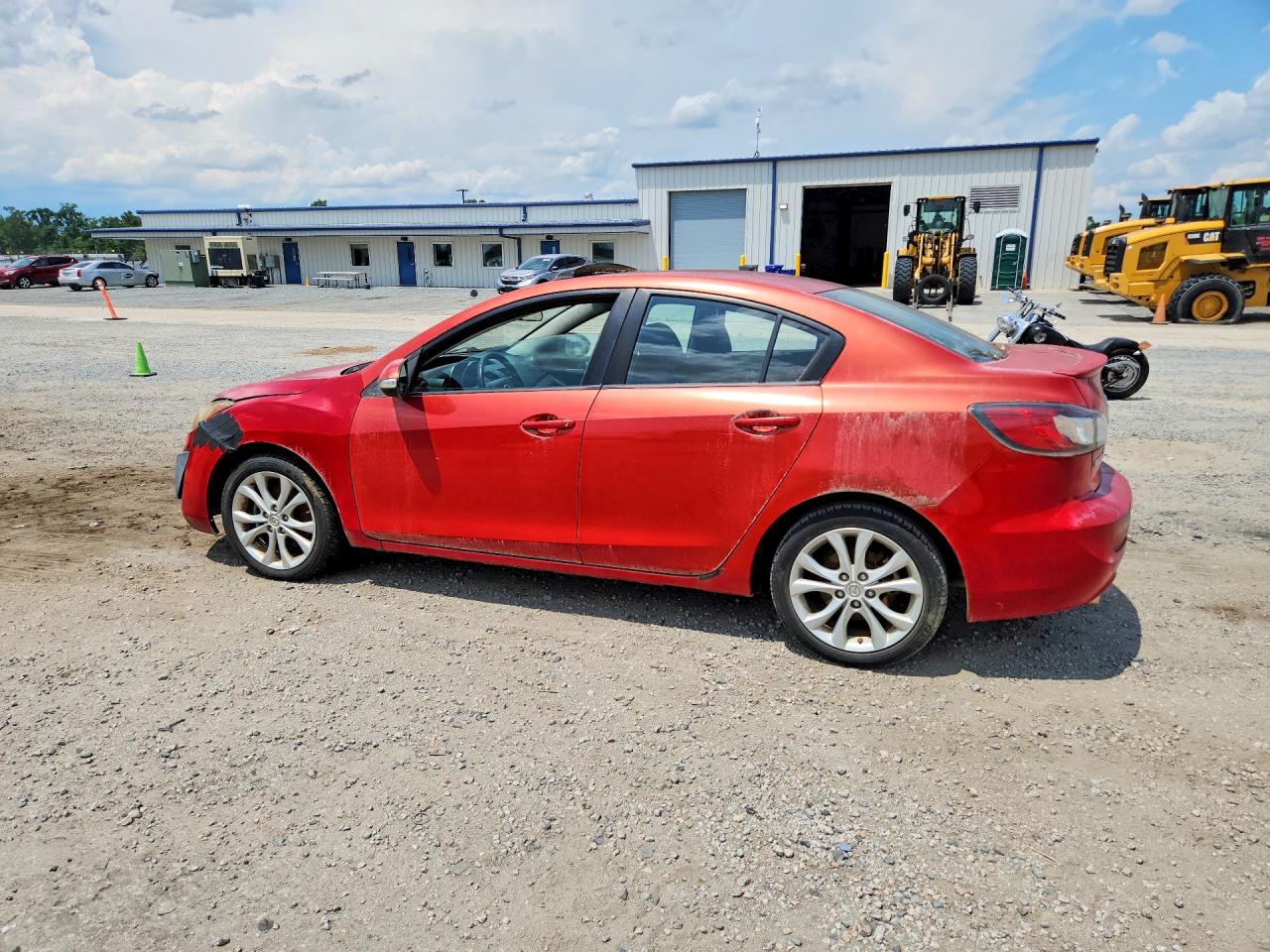 2010 Mazda 3 S Red vin: JM1BL1S5XA1191050