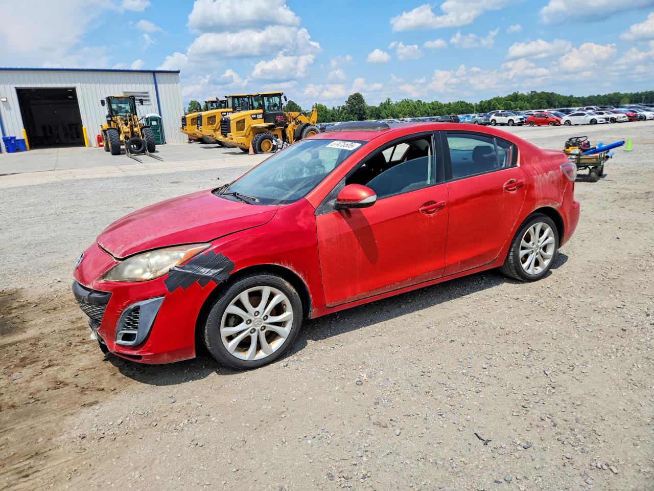 2010 Mazda 3 S Red vin: JM1BL1S5XA1191050