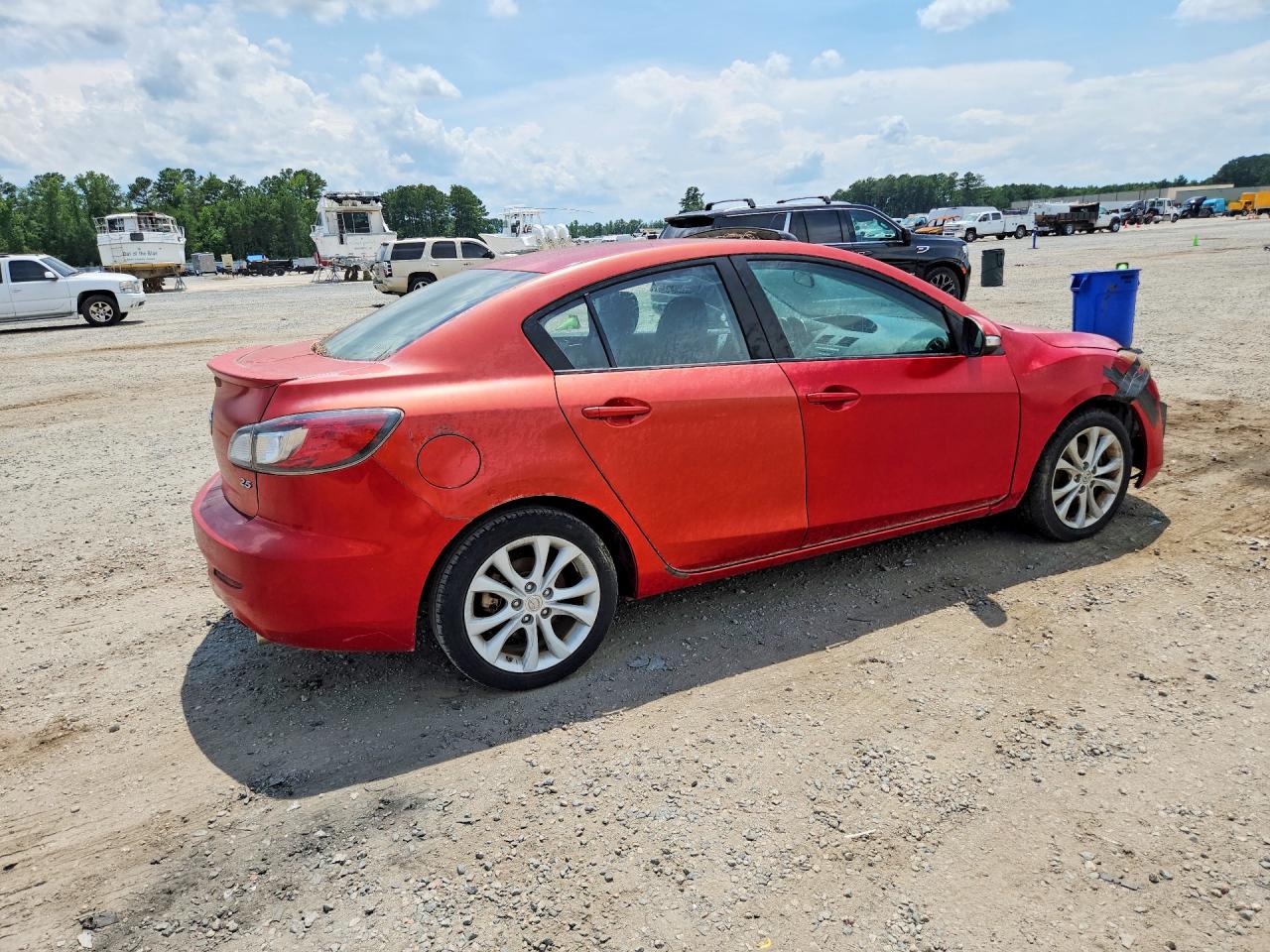 2010 Mazda 3 S Red vin: JM1BL1S5XA1191050