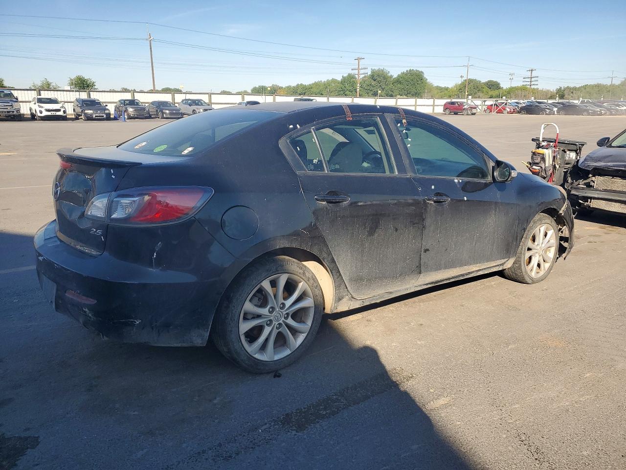 2010 Mazda 3 S Black vin: JM1BL1S5XA1208879