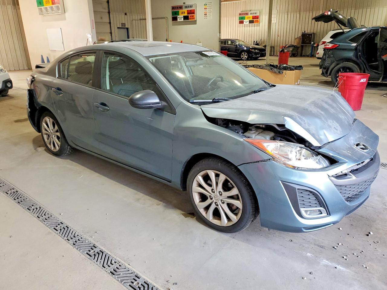 2010 Mazda 3 S Blue vin: JM1BL1S5XA1318394