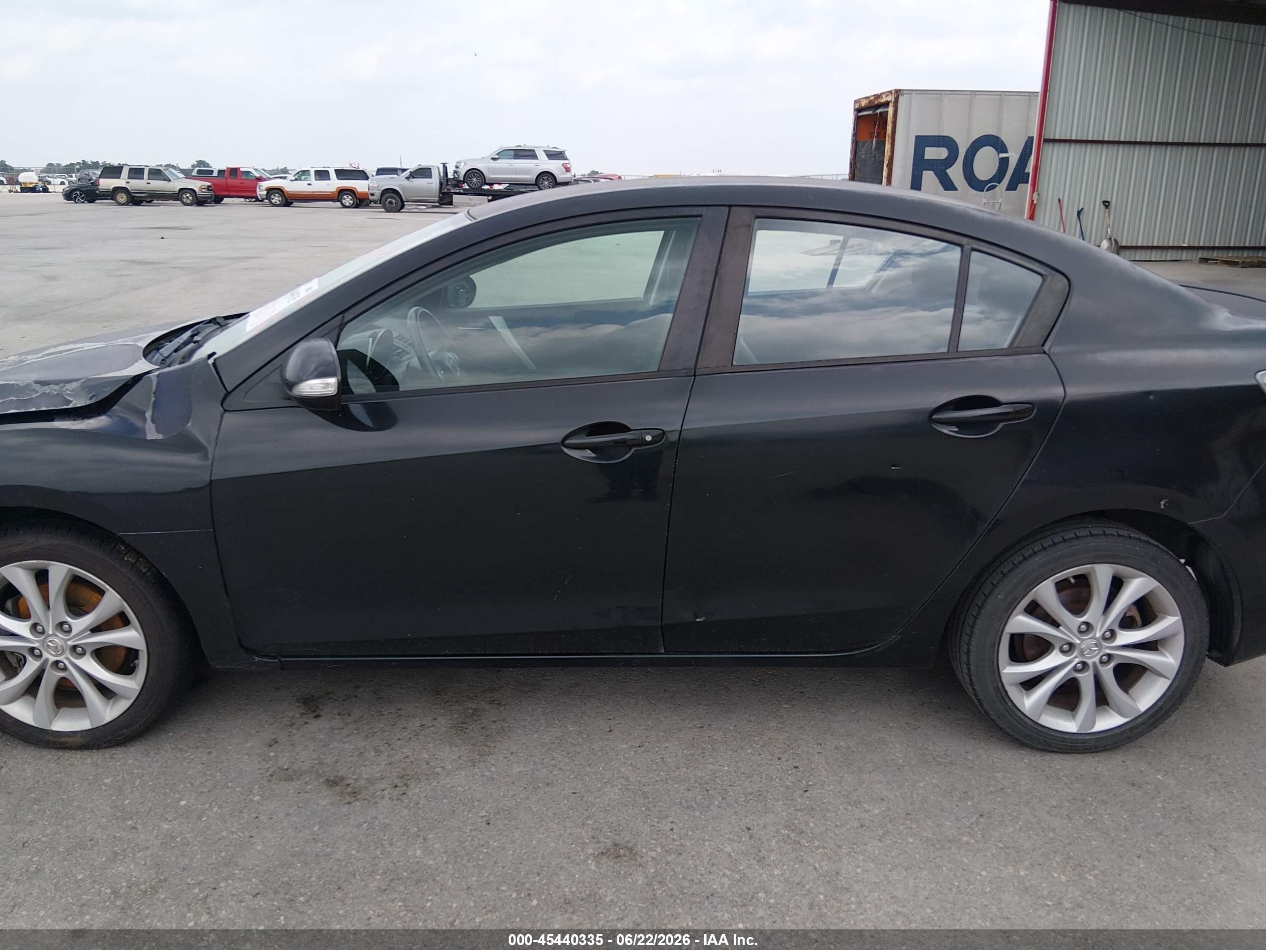 2010 Mazda Mazda3 S Sport Black vin: JM1BL1S61A1103639