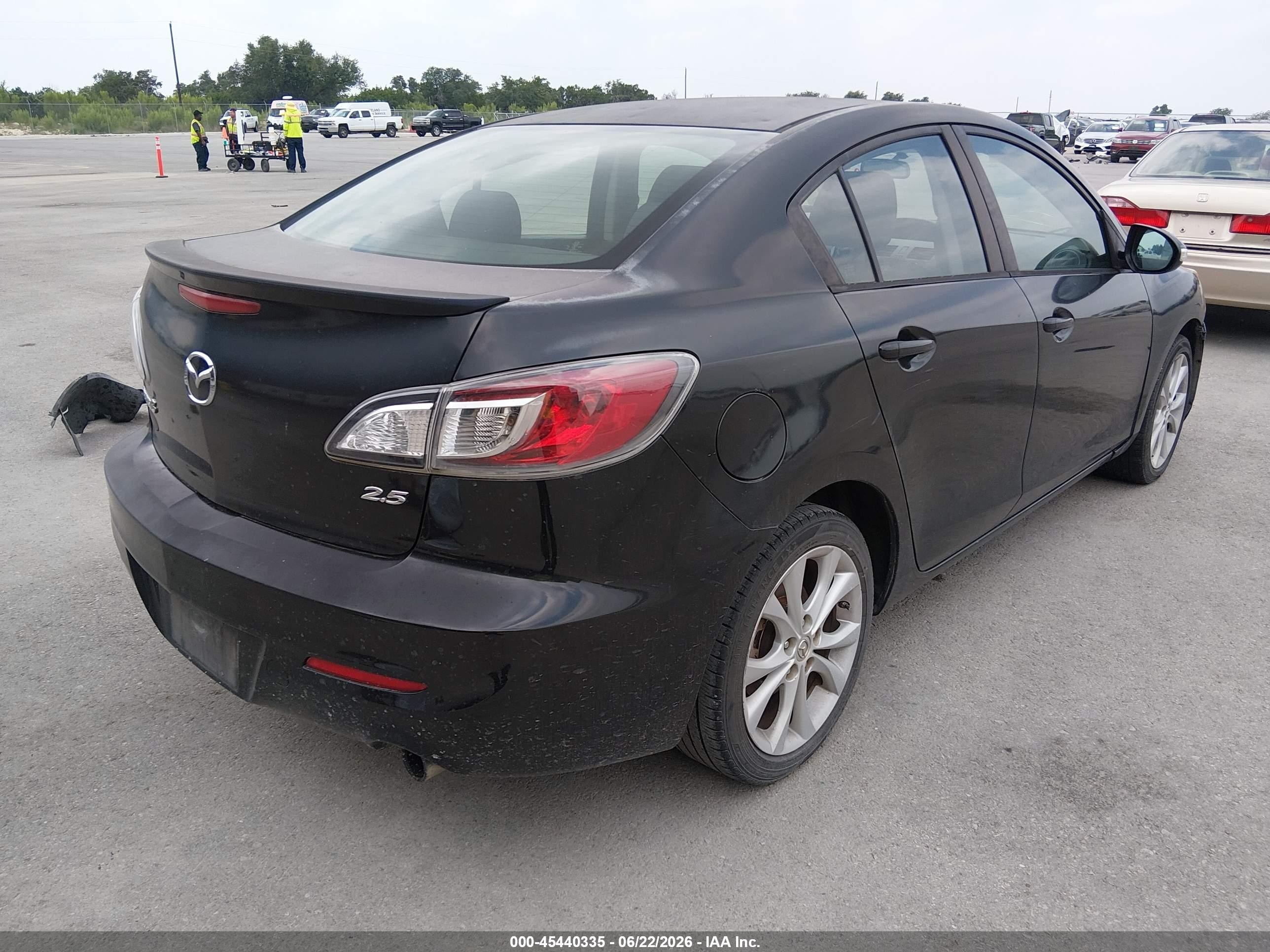 2010 Mazda Mazda3 S Sport Black vin: JM1BL1S61A1103639