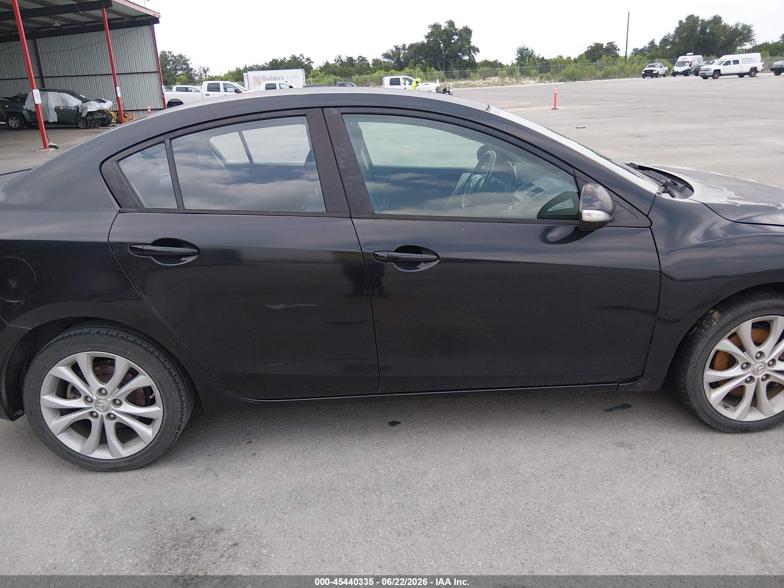 2010 Mazda Mazda3 S Sport Black vin: JM1BL1S61A1103639
