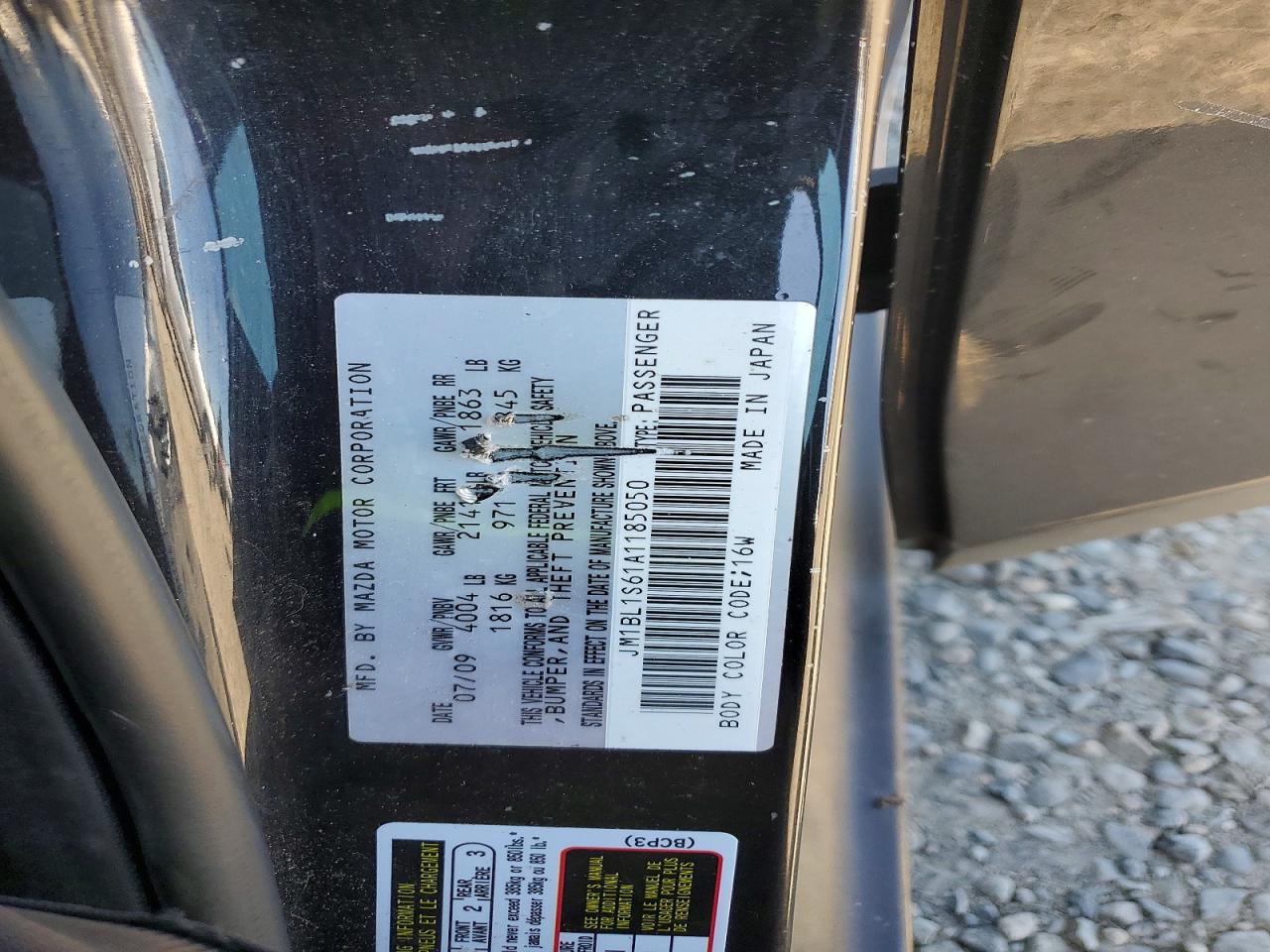 2010 Mazda 3 S Черный vin: JM1BL1S61A1185050