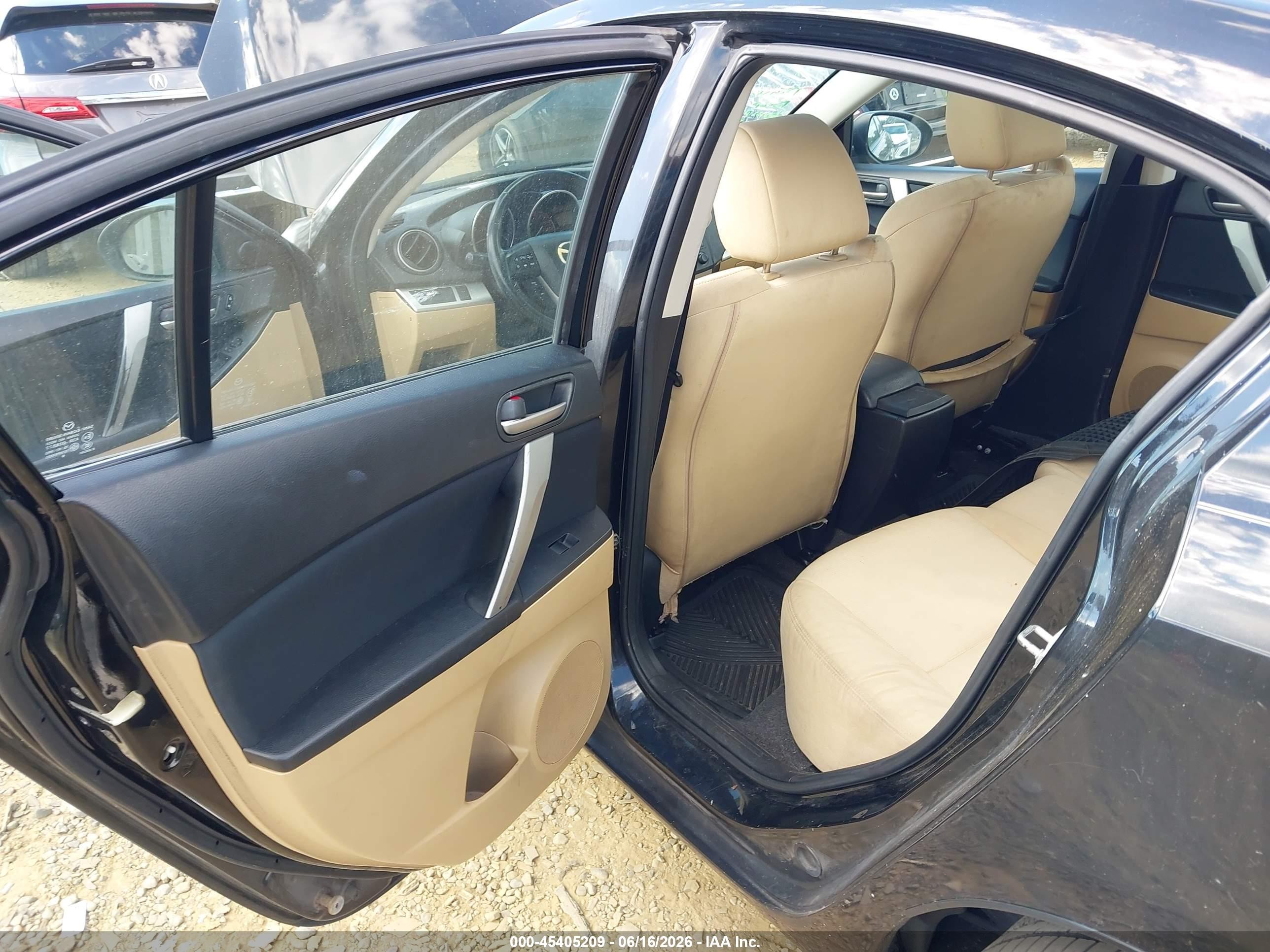 2010 Mazda Mazda3 S Sport Black vin: JM1BL1S62A1265702
