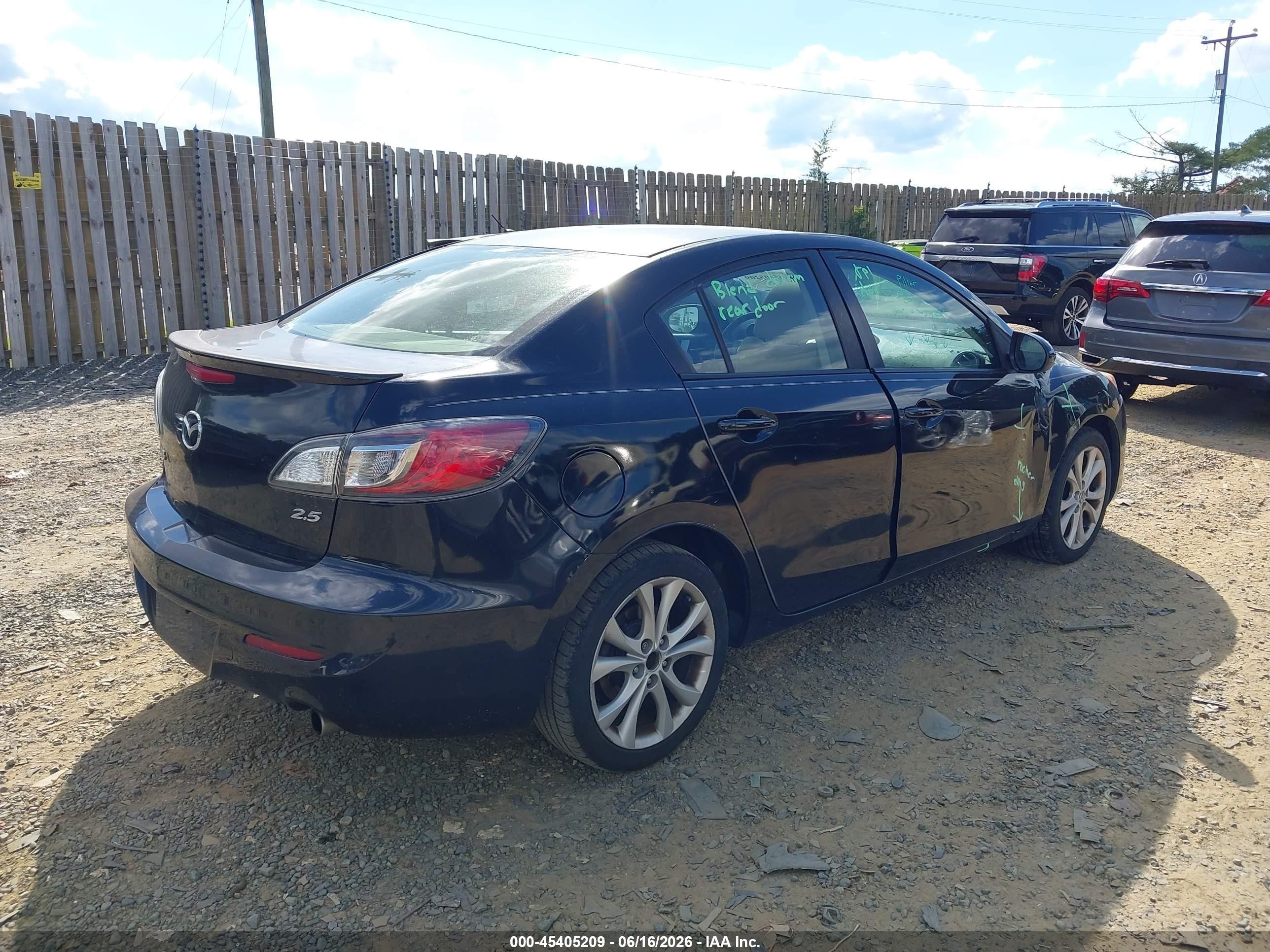 2010 Mazda Mazda3 S Sport Black vin: JM1BL1S62A1265702