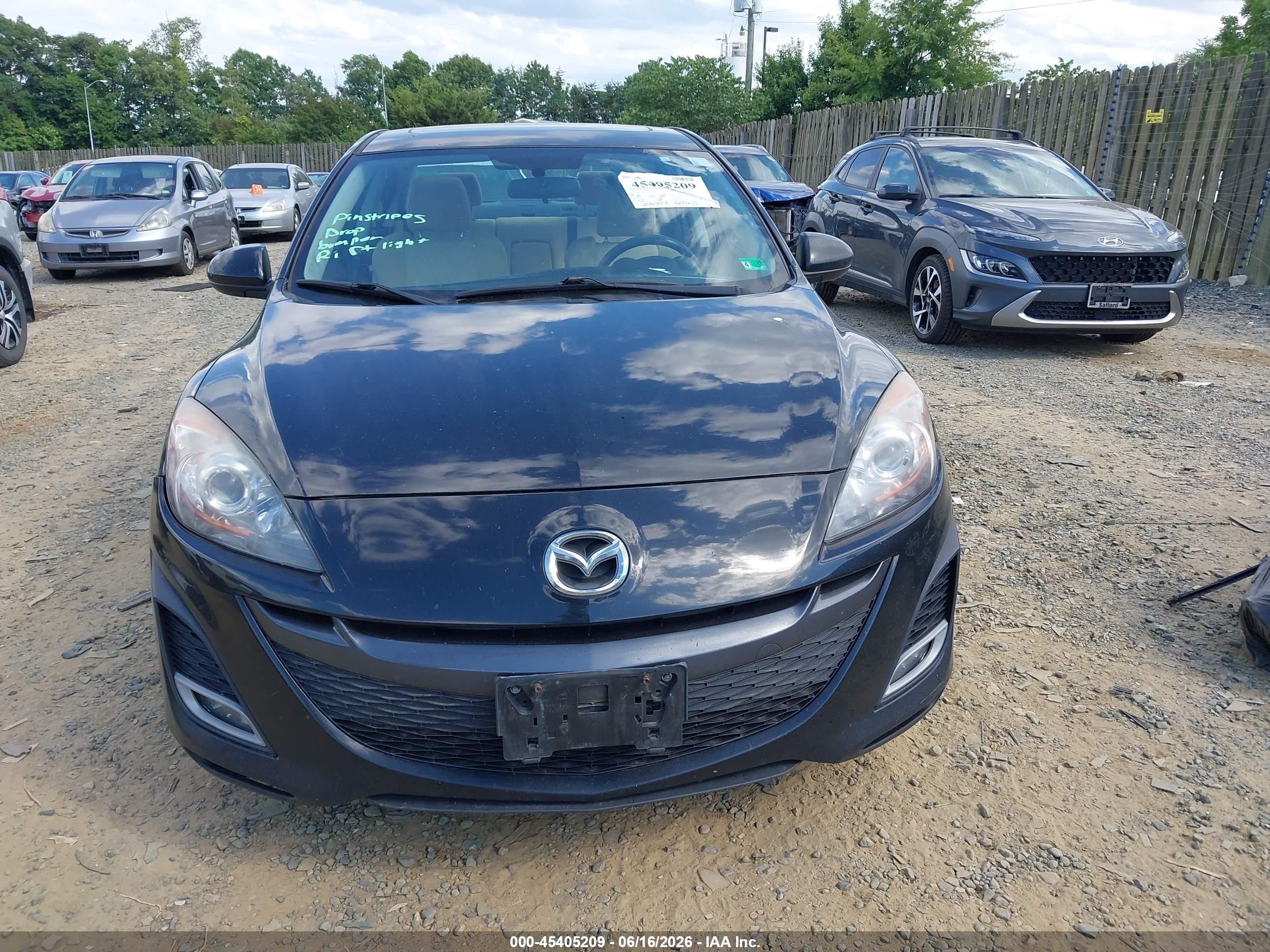2010 Mazda Mazda3 S Sport Black vin: JM1BL1S62A1265702