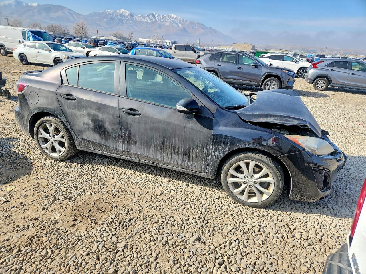 2010 Mazda 3 S Black vin: JM1BL1S63A1176544