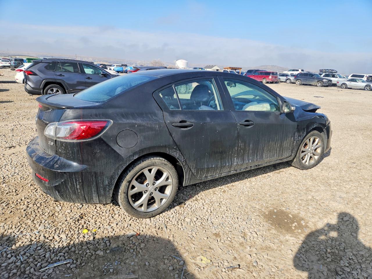 2010 Mazda 3 S Black vin: JM1BL1S63A1176544