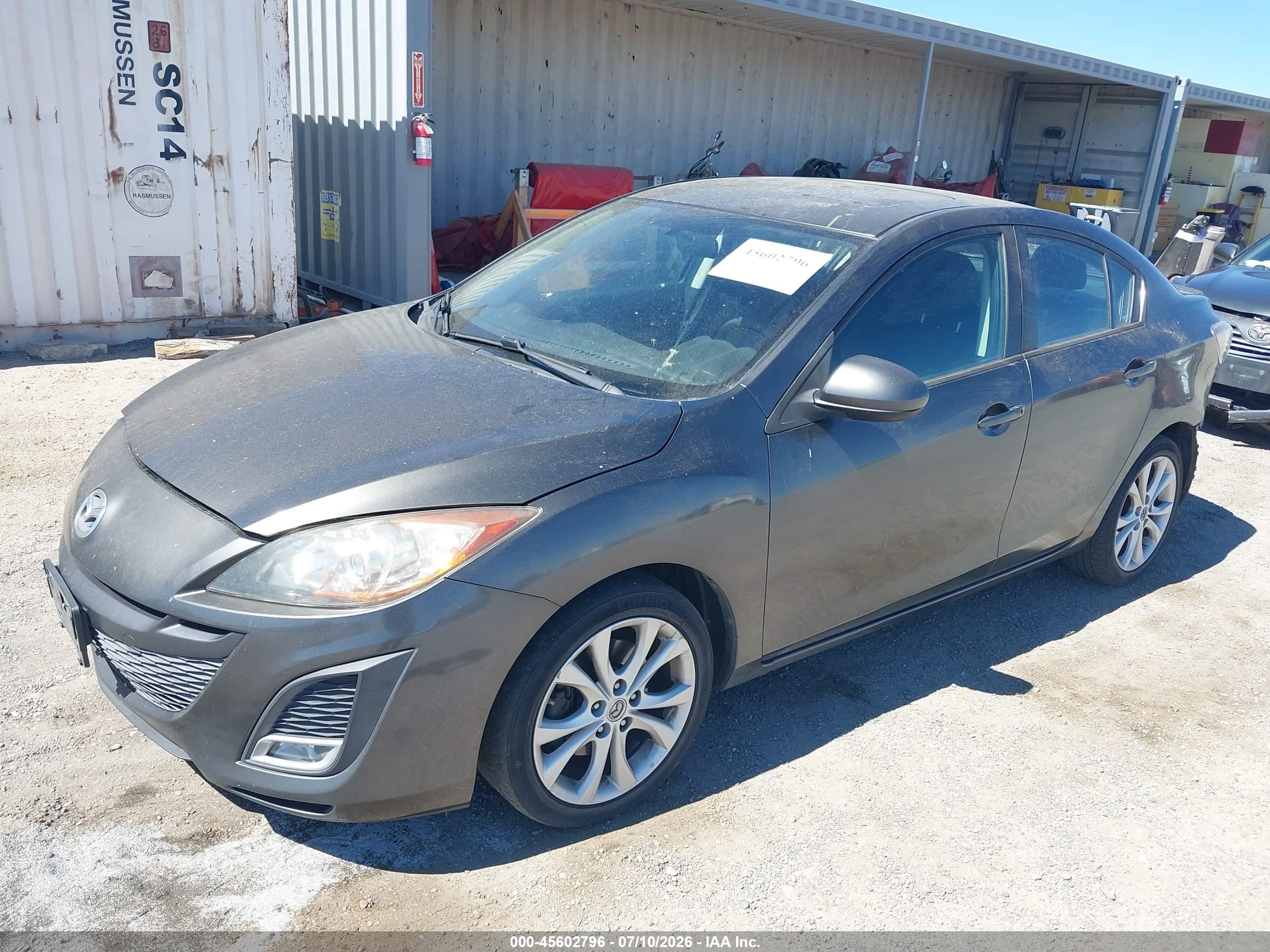 2010 Mazda Mazda3 S Sport Серый vin: JM1BL1S64A1351982