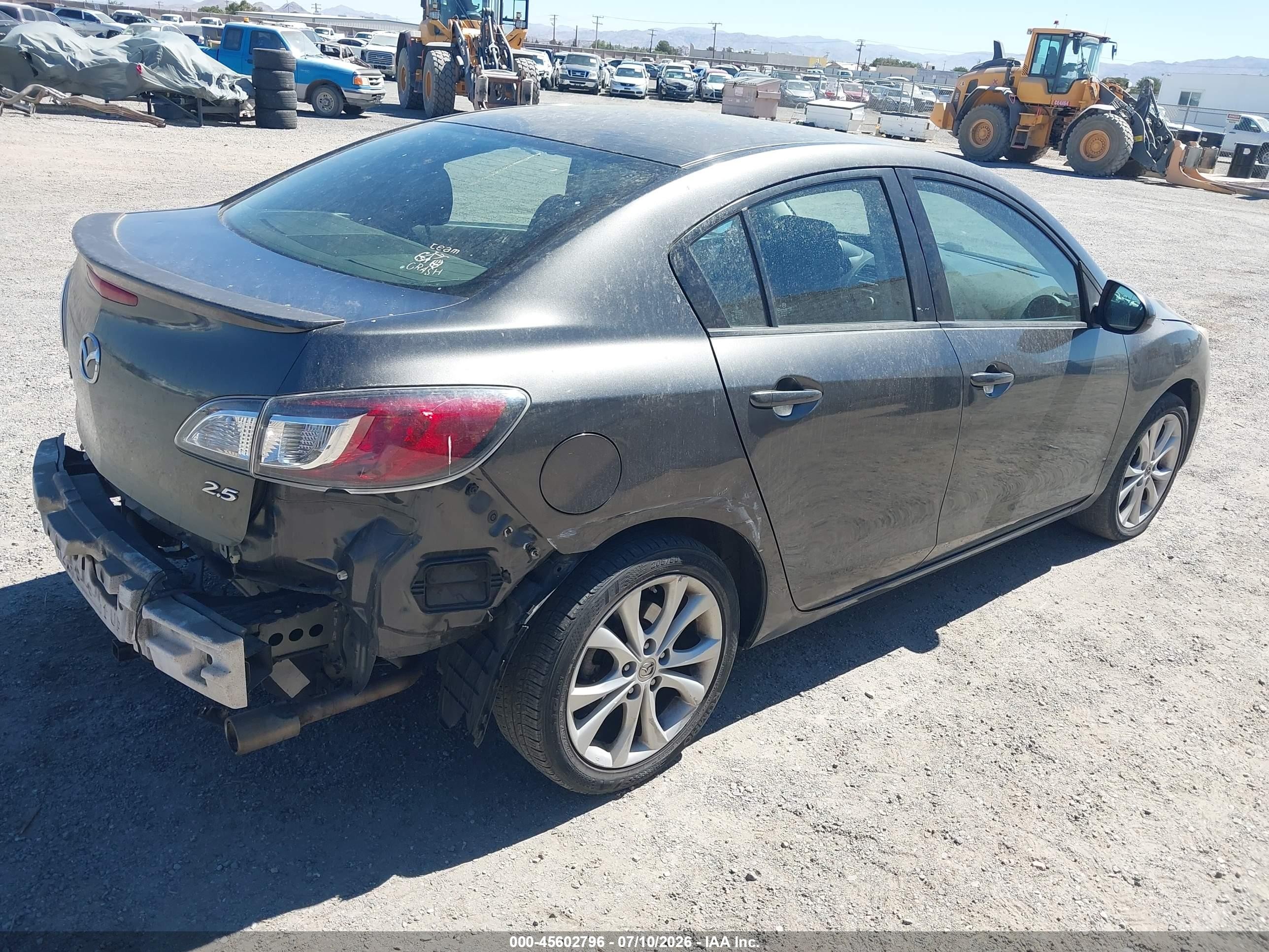 2010 Mazda Mazda3 S Sport Серый vin: JM1BL1S64A1351982