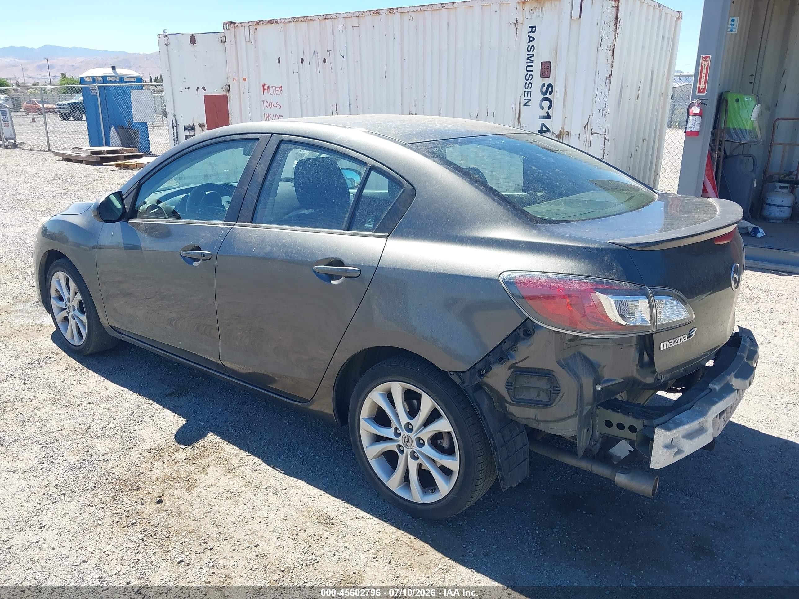 2010 Mazda Mazda3 S Sport Серый vin: JM1BL1S64A1351982