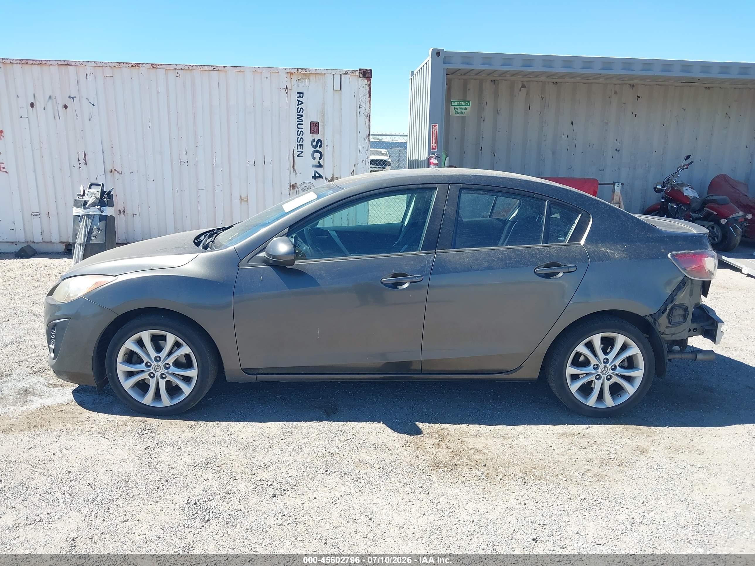2010 Mazda Mazda3 S Sport Серый vin: JM1BL1S64A1351982