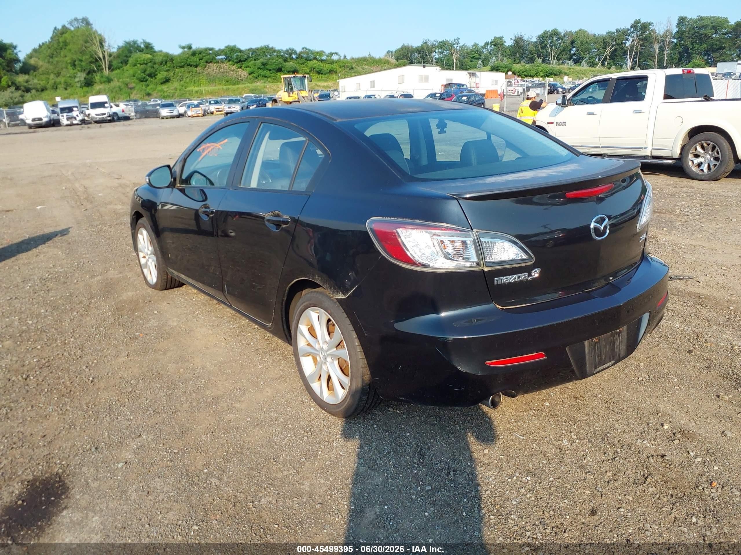 2010 Mazda Mazda3 S Grand Touring Black vin: JM1BL1S65A1166856
